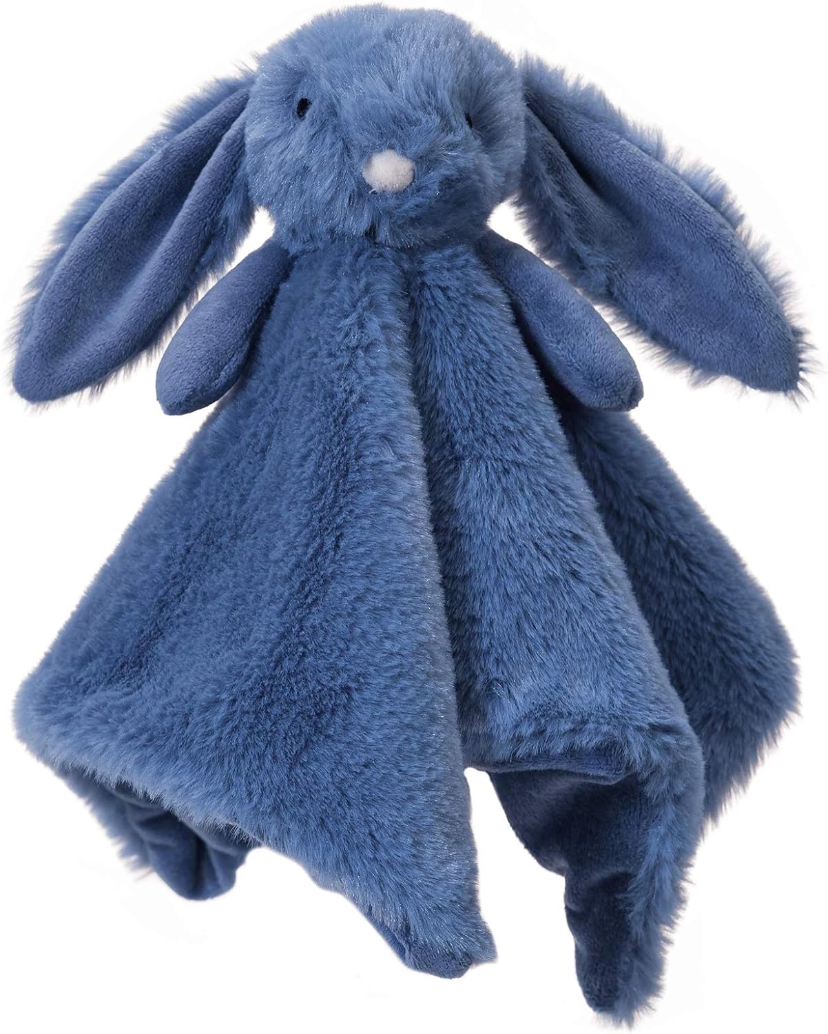 Apricot Lamb Navy Blue Bunny Security Blanket Baby Lovey
