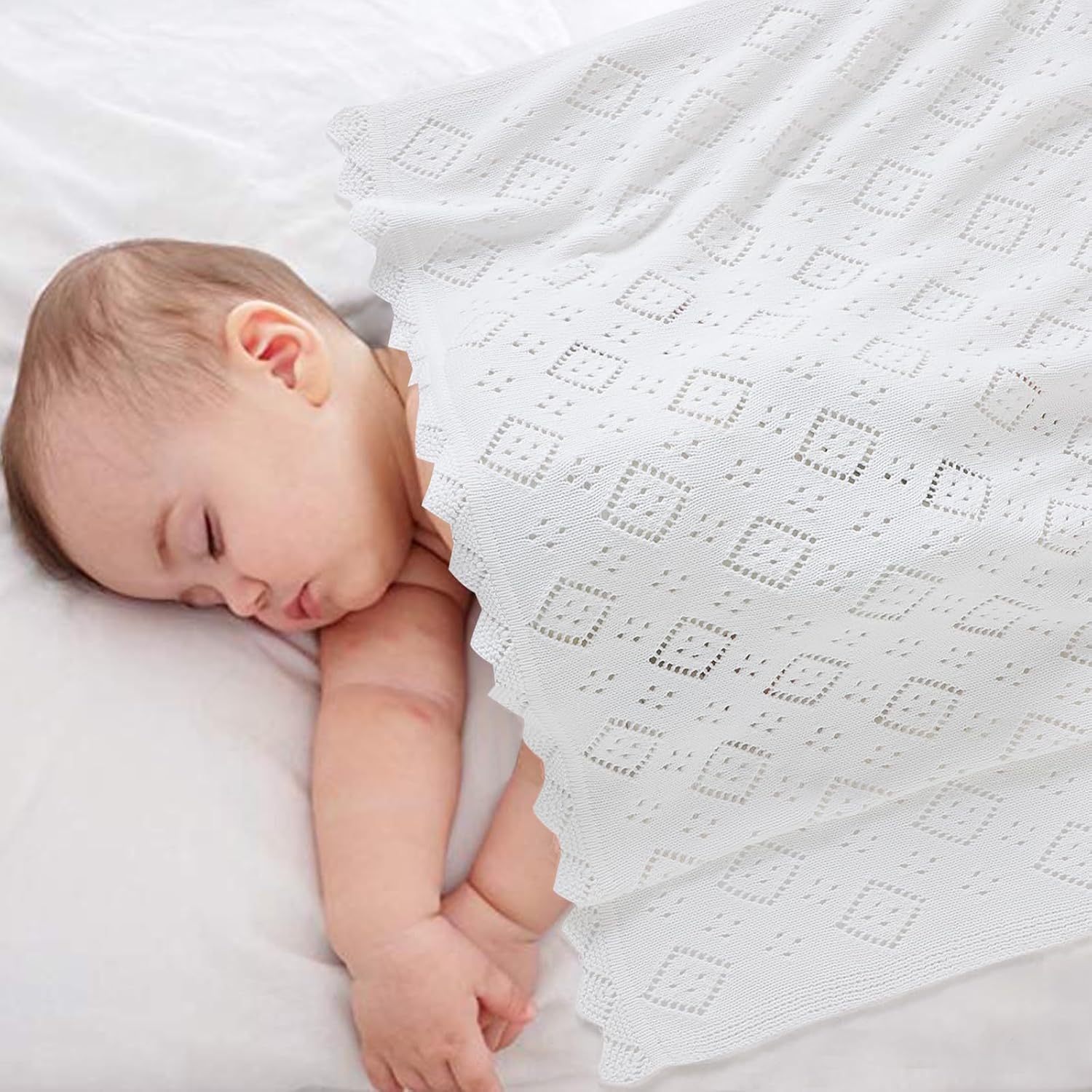 Mimixiong Baby Swaddle Blanket 100 Cotton