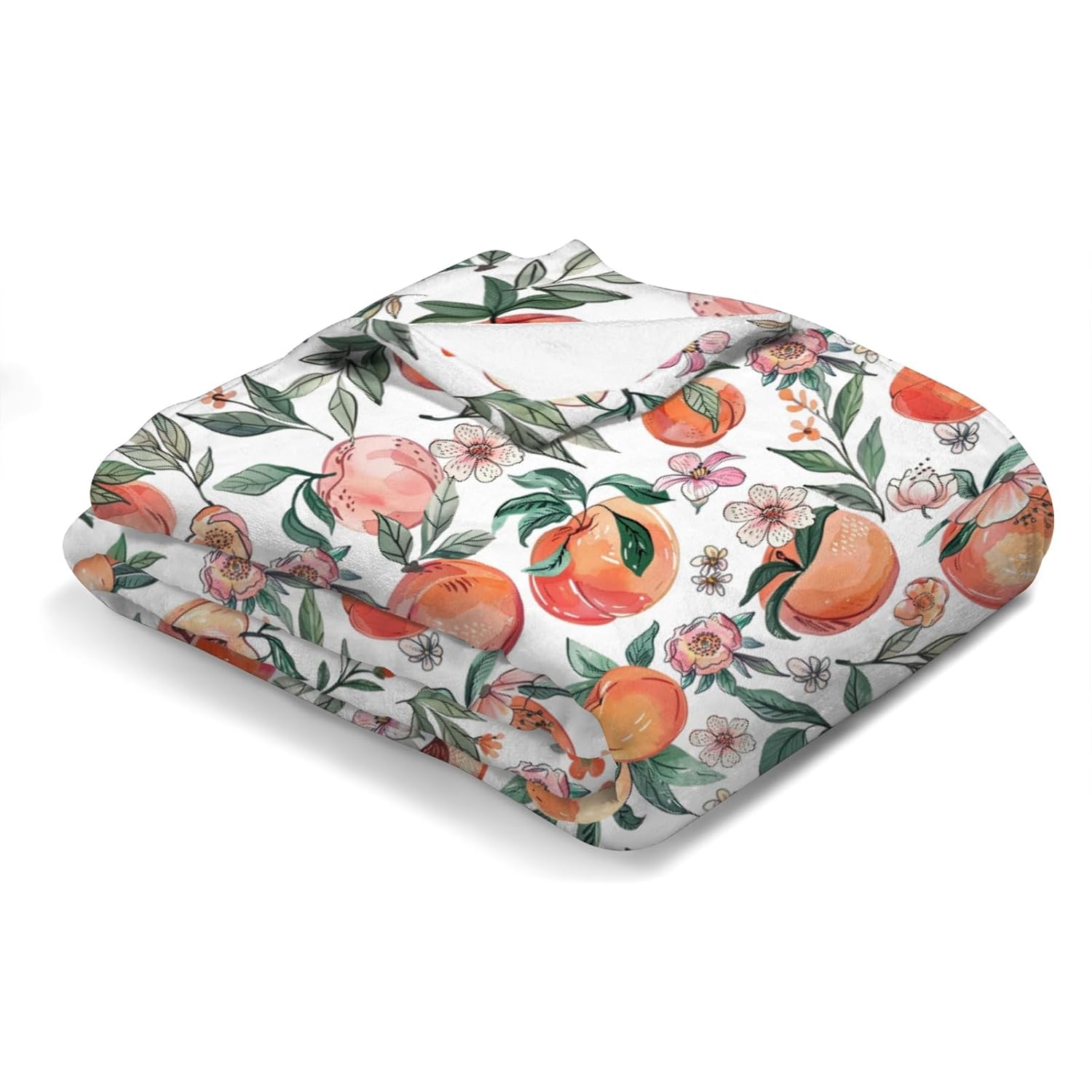 Hwmmbh Vintage Peach Flannel Baby Blanket 60x80