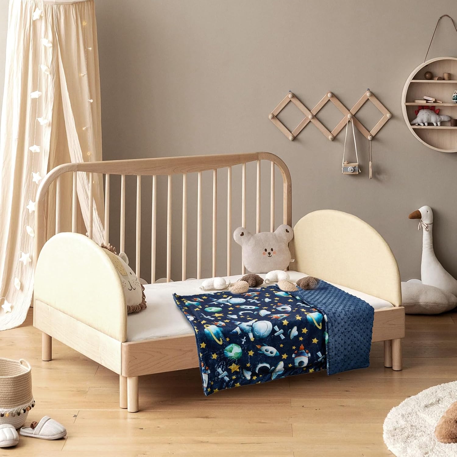 DCOOLGO Space Baby Blanket 265x40 Inches 1