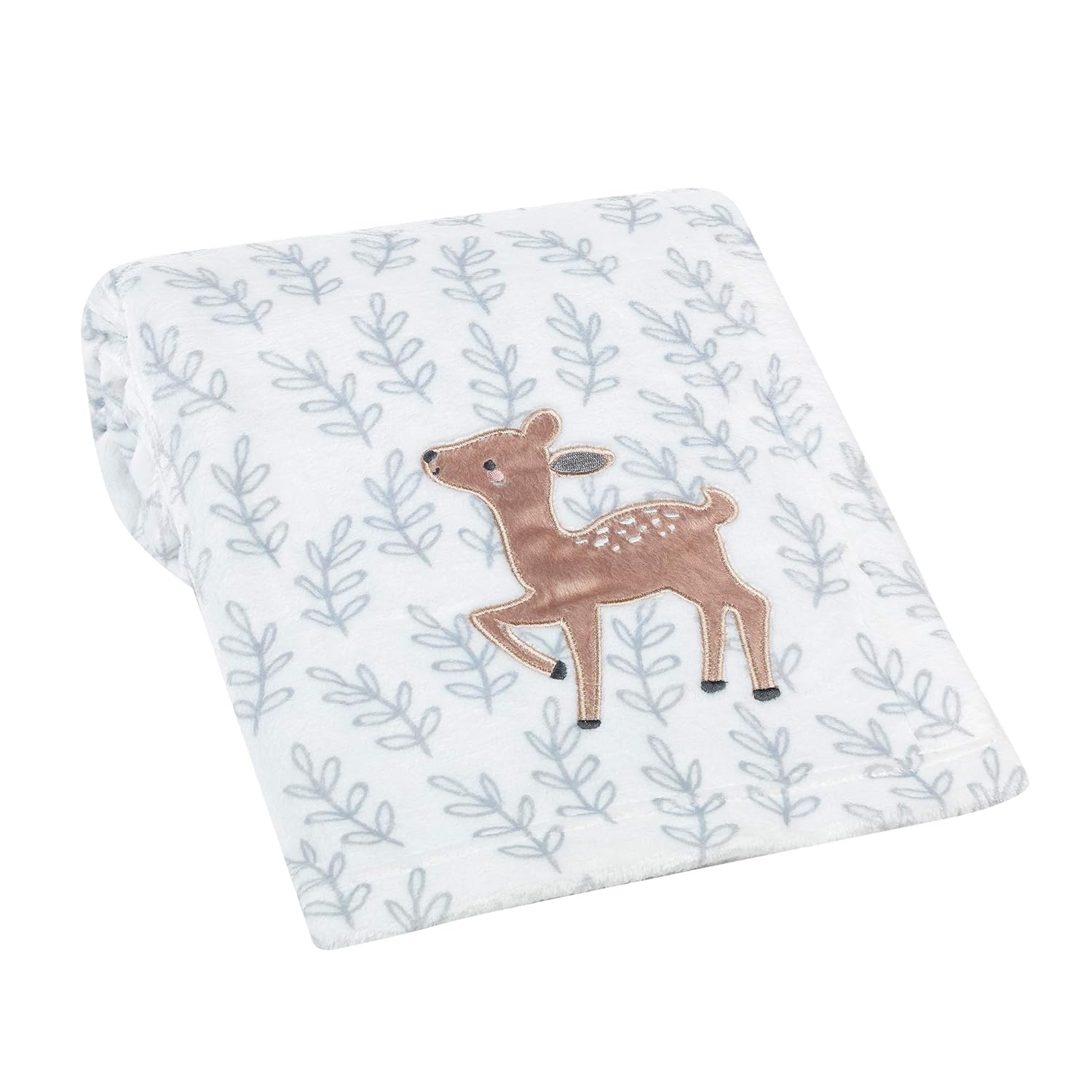 Bedtime Originals Deer Park Baby Blanket White 1