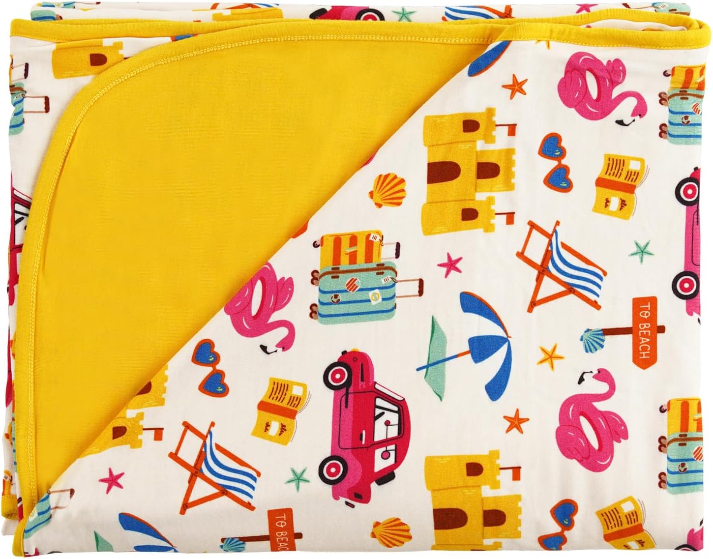 EASWEET Bamboo Stretch Blanket 47x47 Baby Toddler Comfort