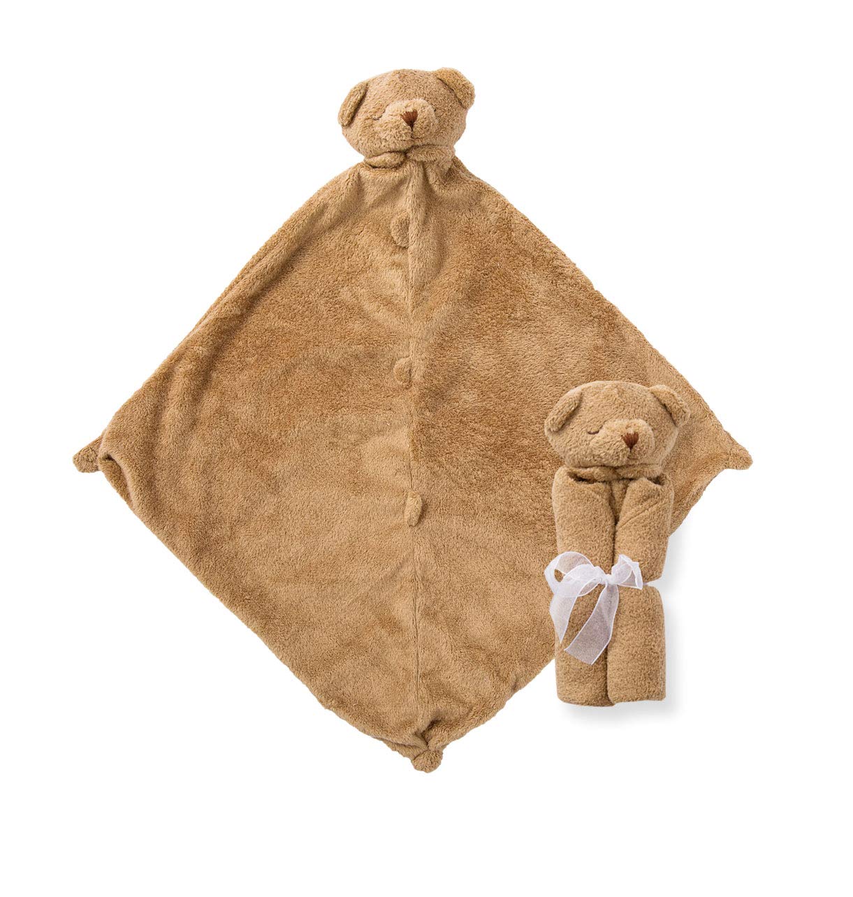 Angel Dear Cuddle Twins Blankie Brown Bear 1