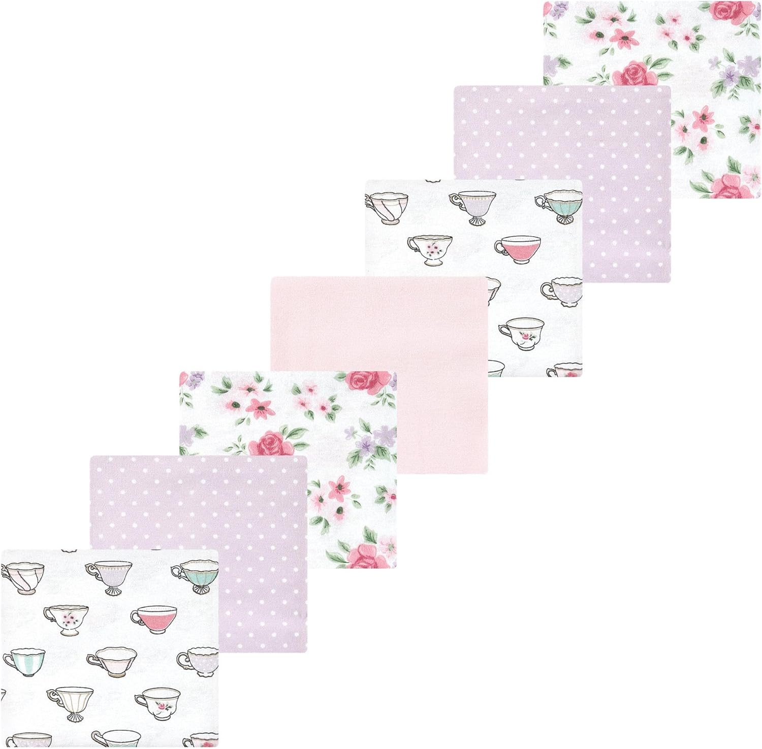 Luvable Friends Hudson Flannel Receiving Blankets 7pk