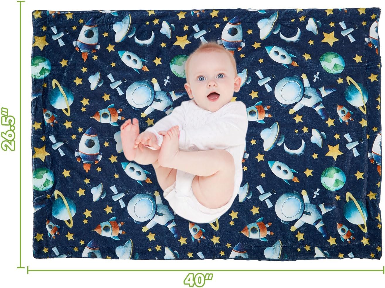 DCOOLGO Space Baby Blanket 265x40 Inches 1