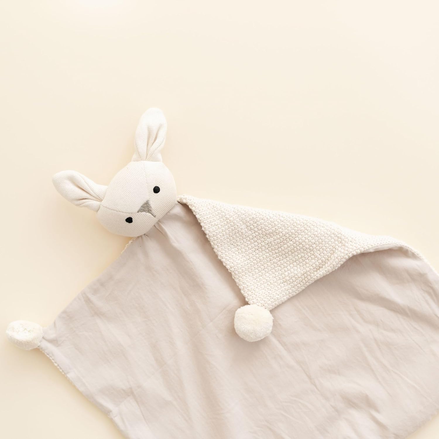 Crane Ollie Bunny Lovey Blanket - Organic Cotton Security Blanket