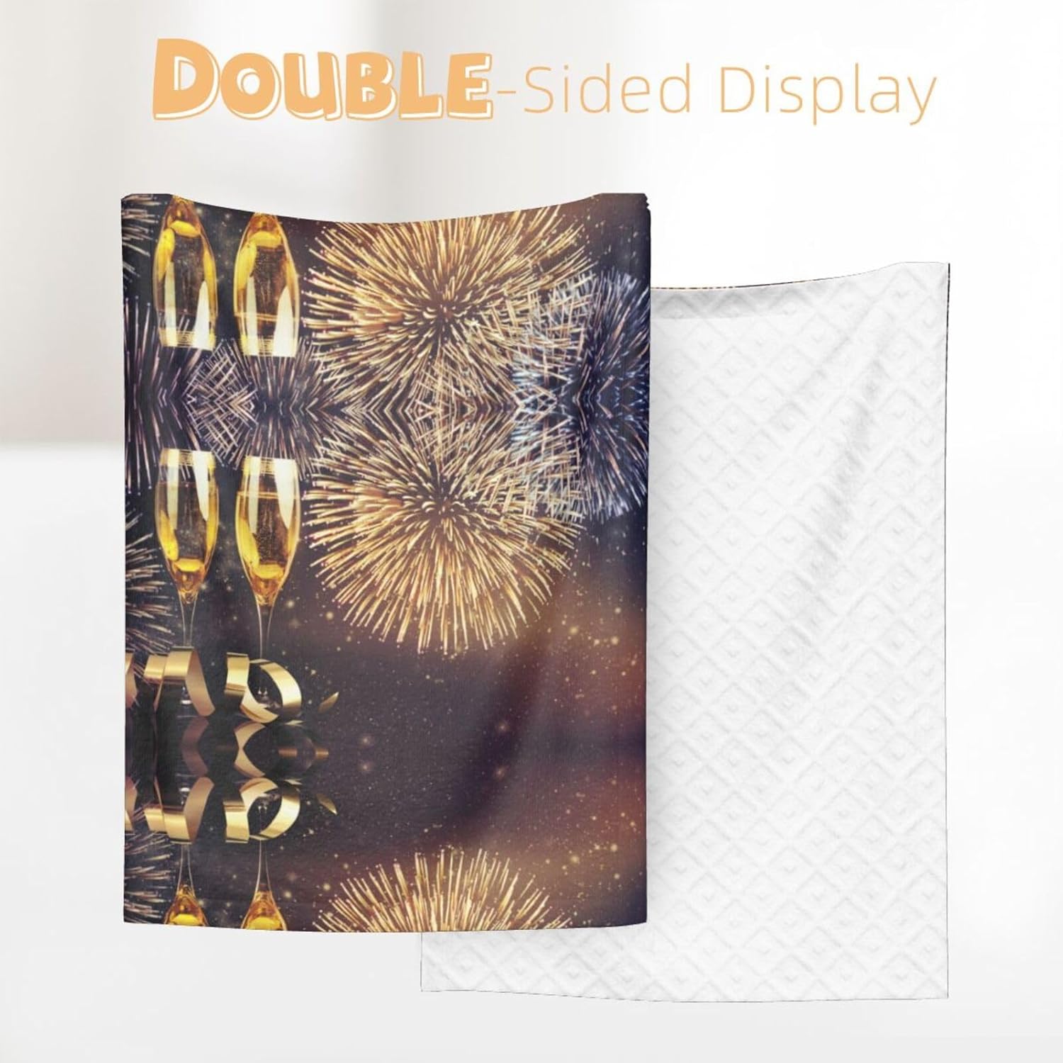 Salelf Happy New Year Baby Blanket 30x40 Inch
