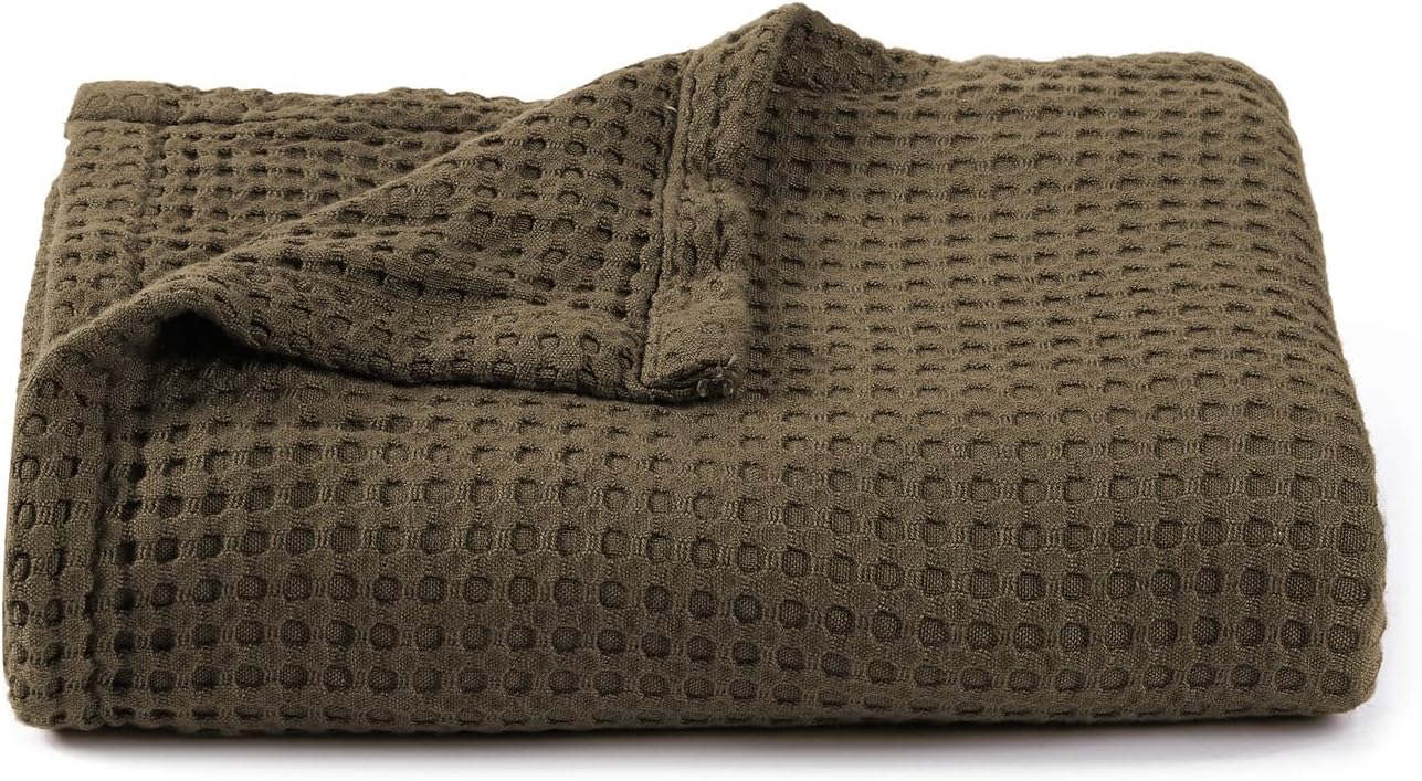 Kloovete 36x40 Inch Cooling Waffle Blanket for Newborn