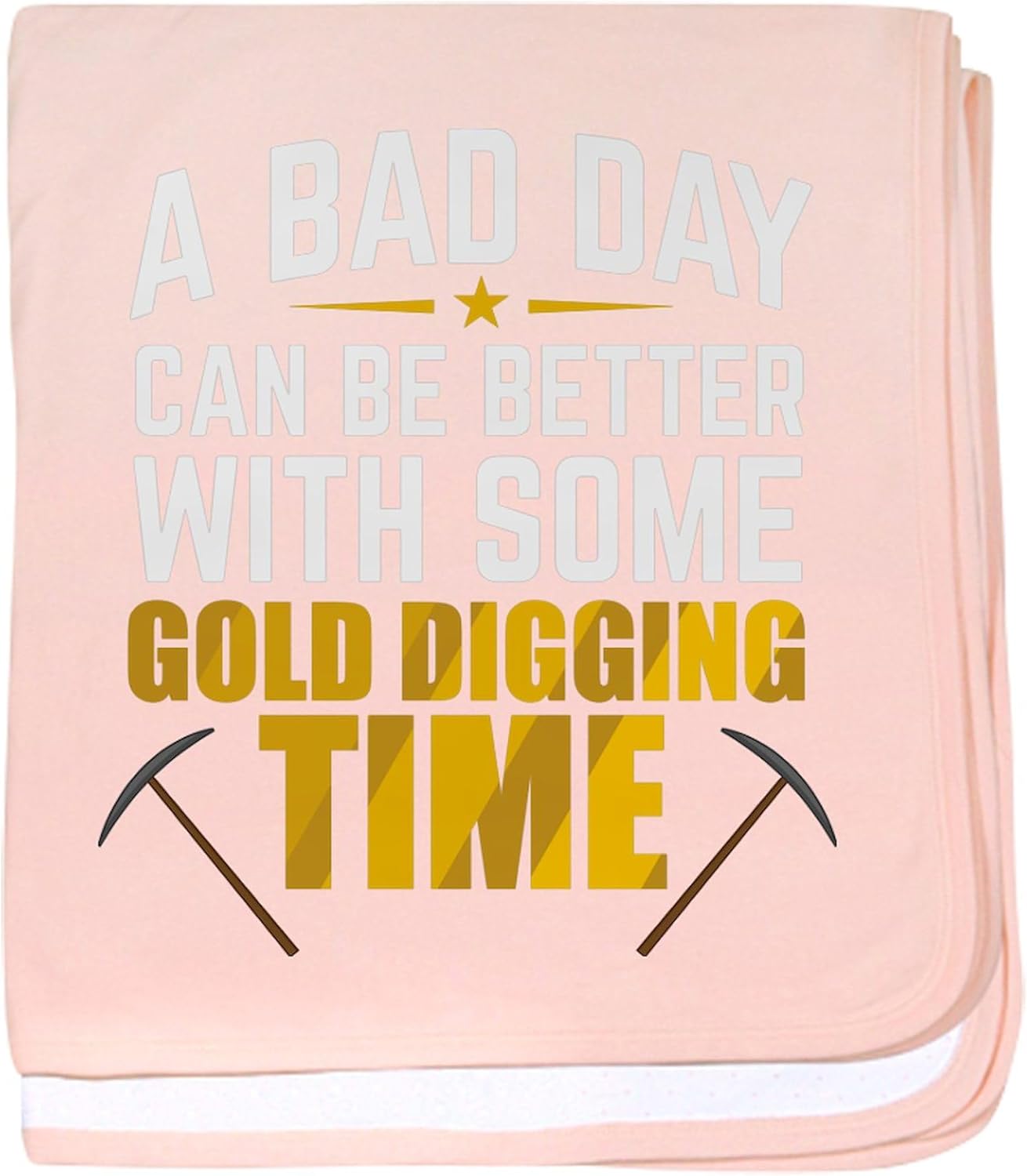 CafePress Gold Miners Diggers Baby Blanket Super Soft Newborn Swaddle