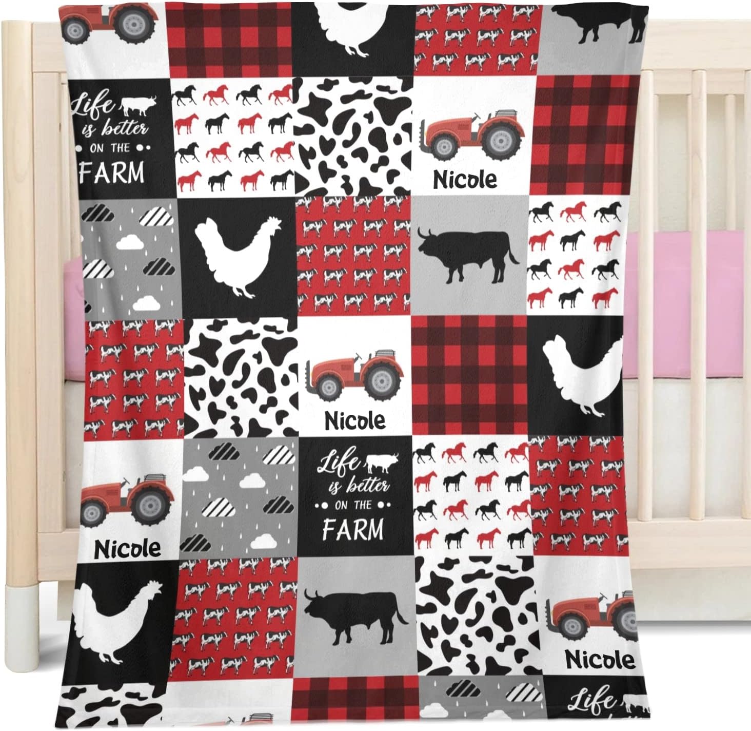 Personalized Baby Blanket with Custom Name