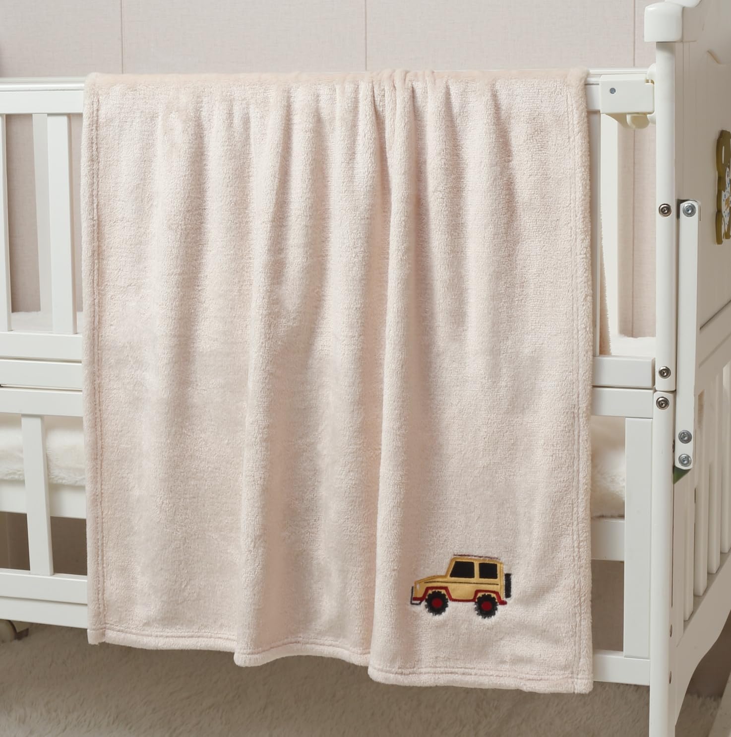CREVENT 30X40 Jeep Baby Blanket for Girls Boys Infants Toddlers