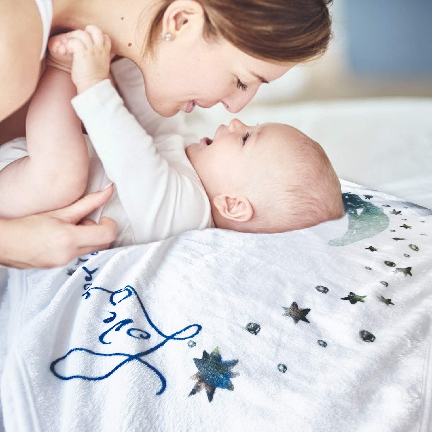 Yoothy Moon Baby Monthly Milestone Blanket - Boy Girl