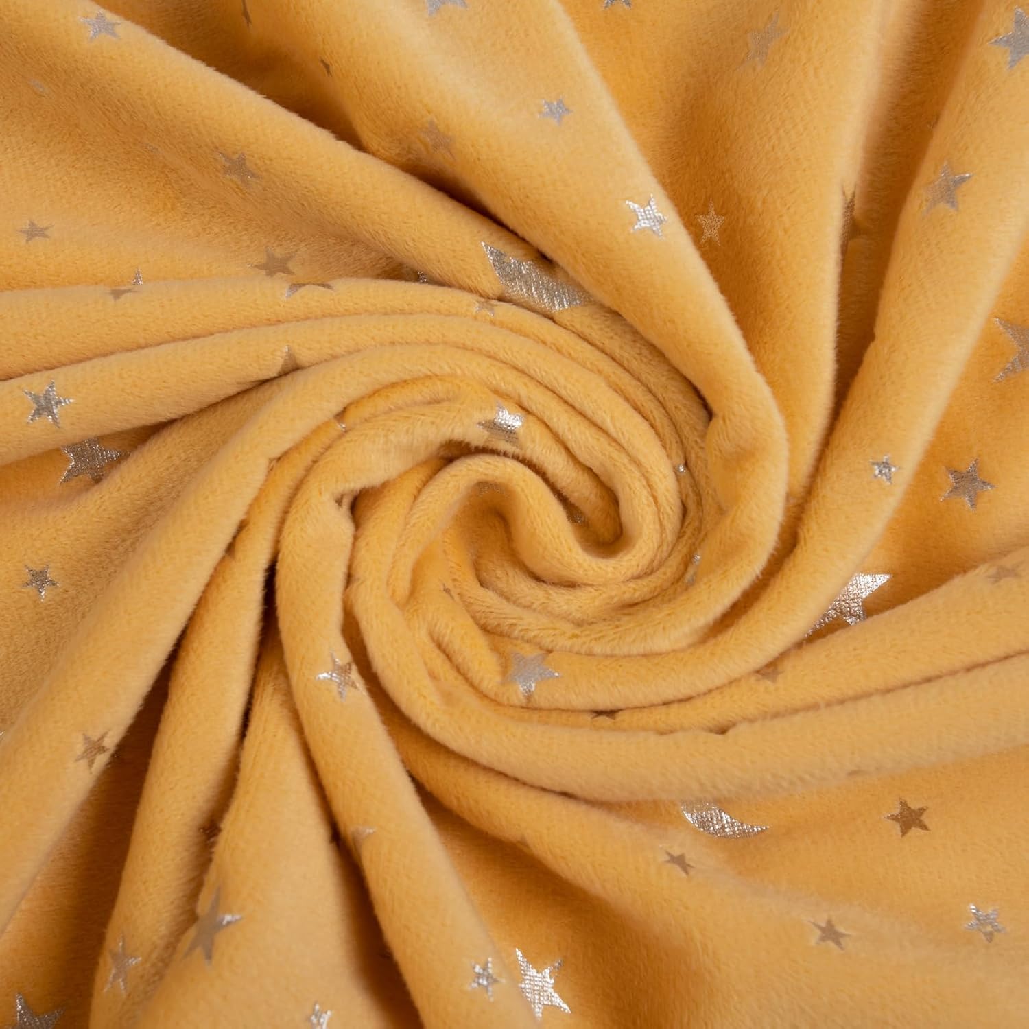 Donsonny Baby Blanket Soft Minky Reversible Star Moon Design