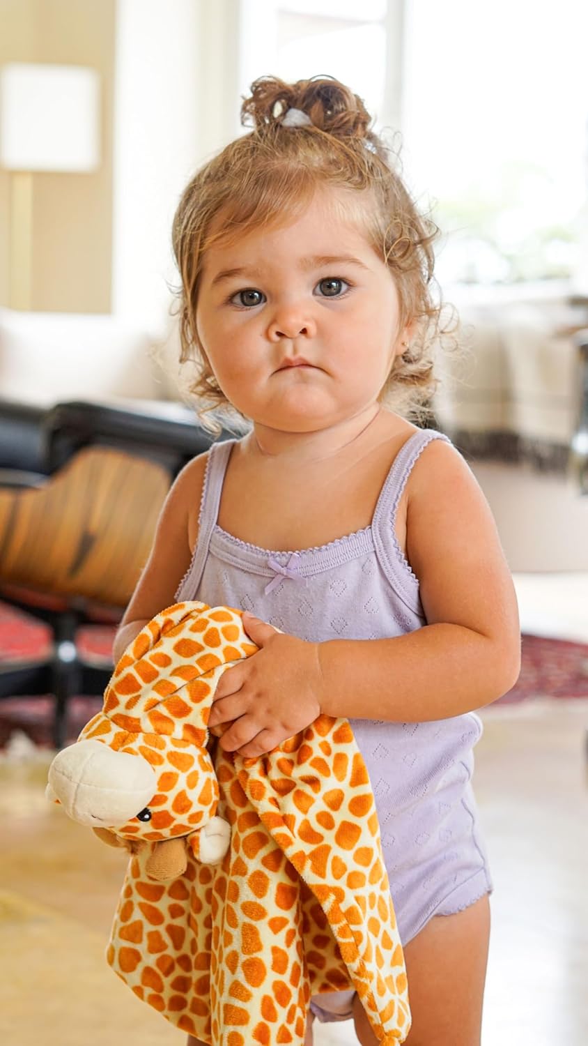 Pepe n Tito 18 Inch Giraffe Security Blanket for Babies