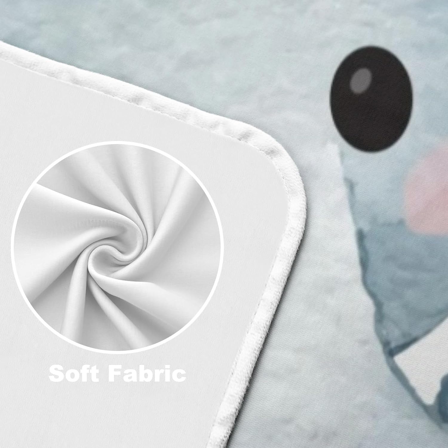 Deven Blue Elephant Cooling Blanket for Toddler