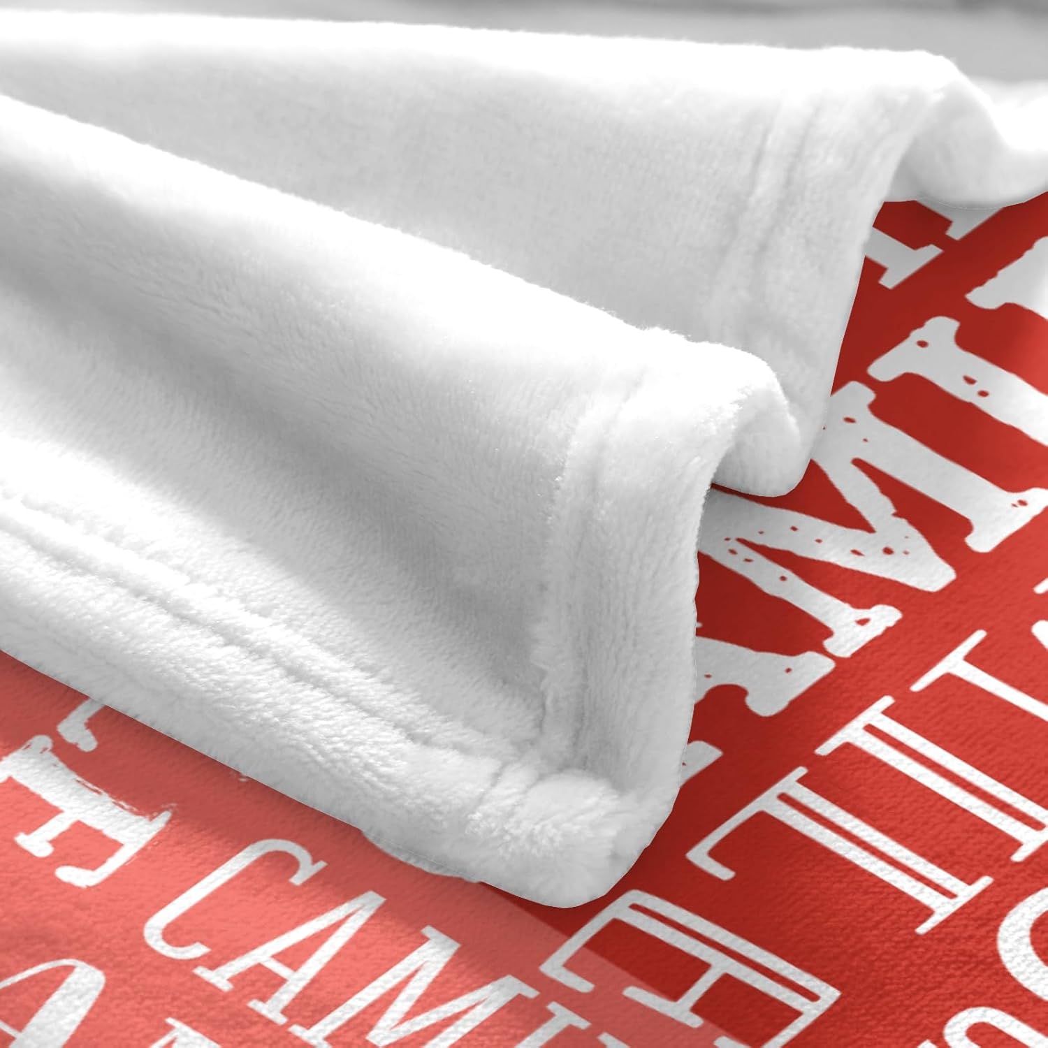Deven Text Red Watermelon Personalized Baby Blanket 30x40 in