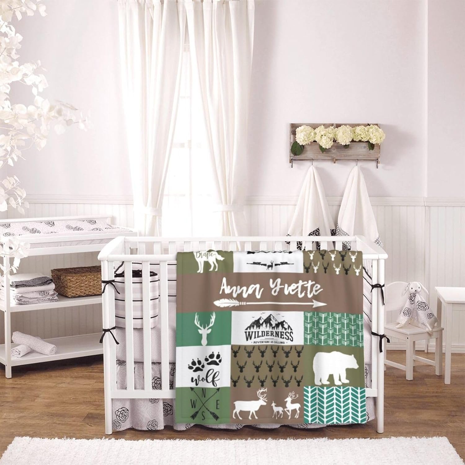 Personalized Baby Blanket for Boy with Name