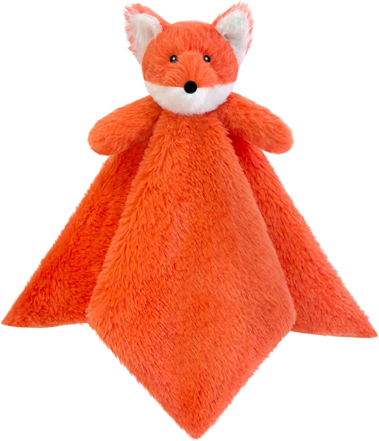 Doindute Baby Orange Fox Plush Security Blanket 14 Inches