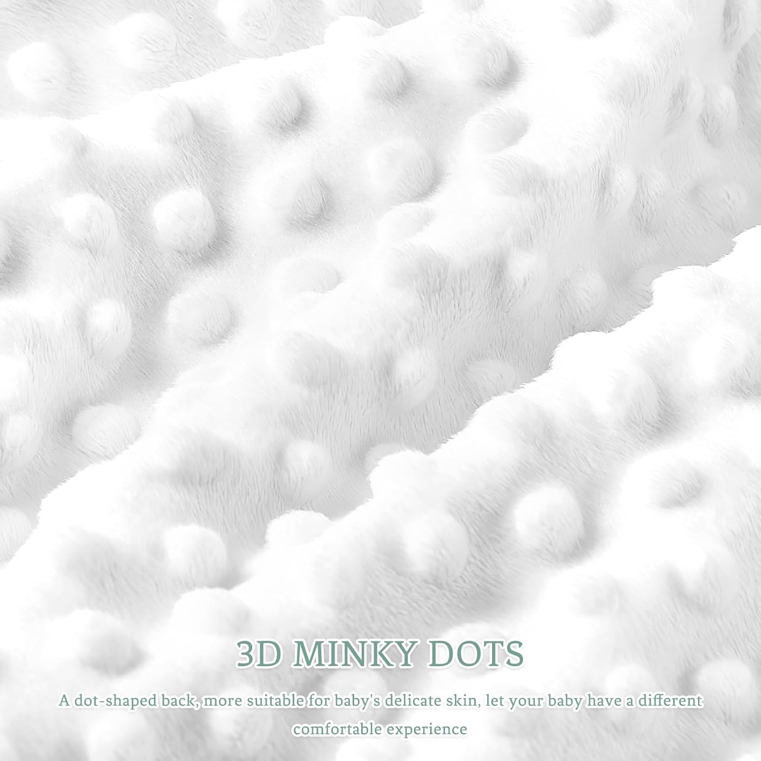 DILIMI Soft Warm Baby Blanket Green Checkerboard