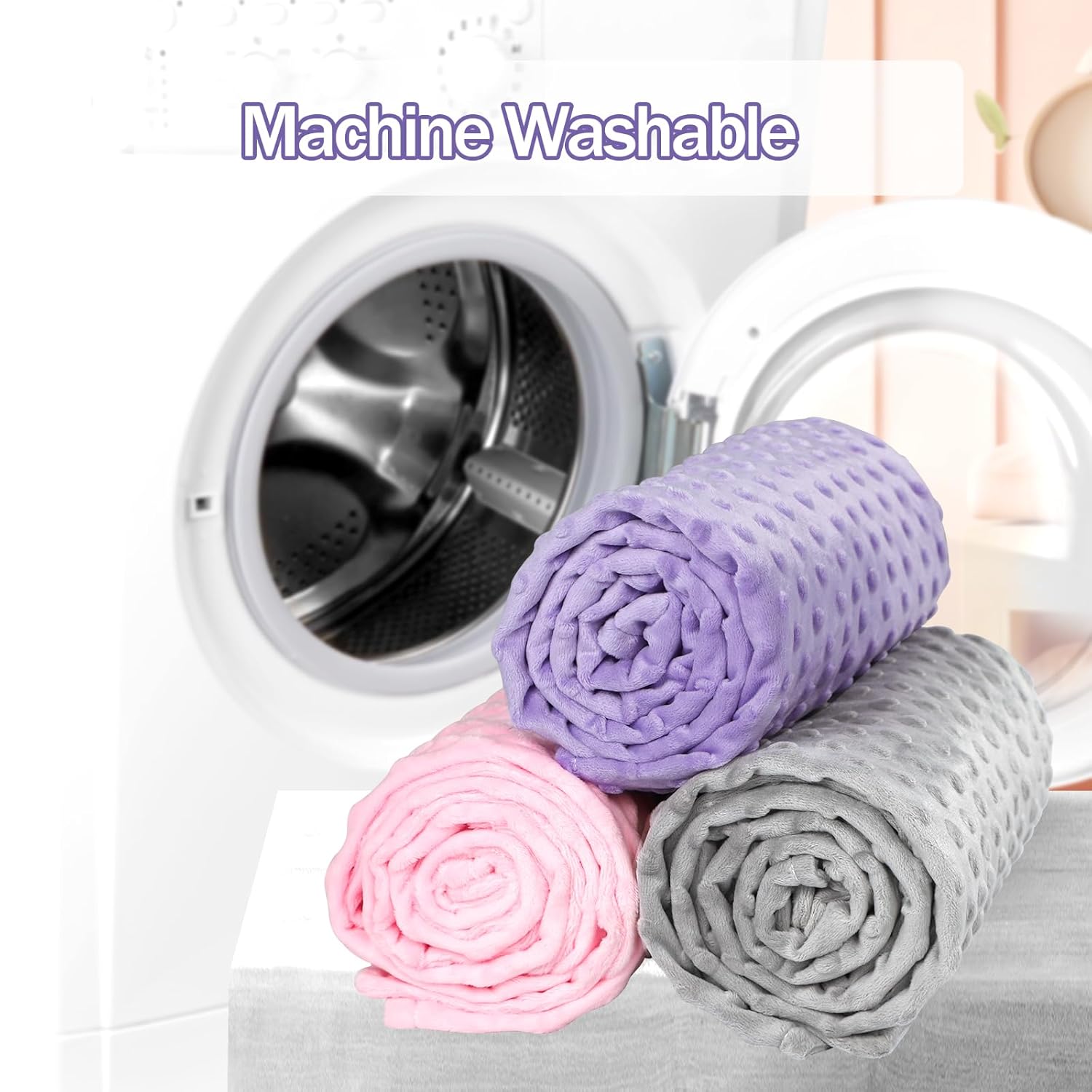 Man Fai Sky Baby Blanket for Girls 30x40 Inch Purple