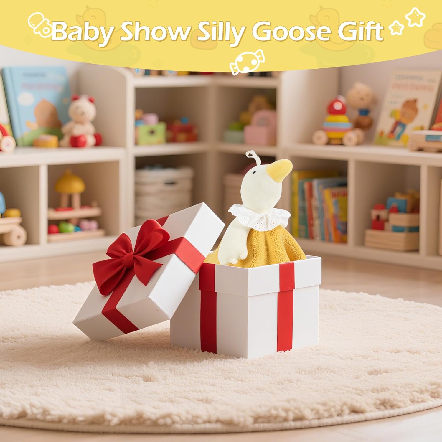 NeusWonder Silly Goose 14 Inch Cuddle Blanket