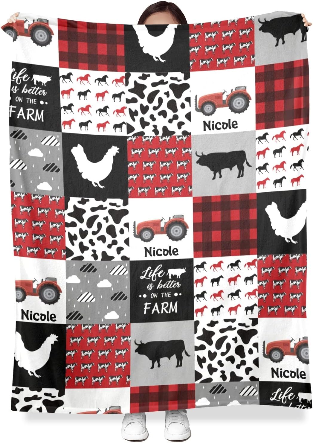 Personalized Baby Blanket with Custom Name