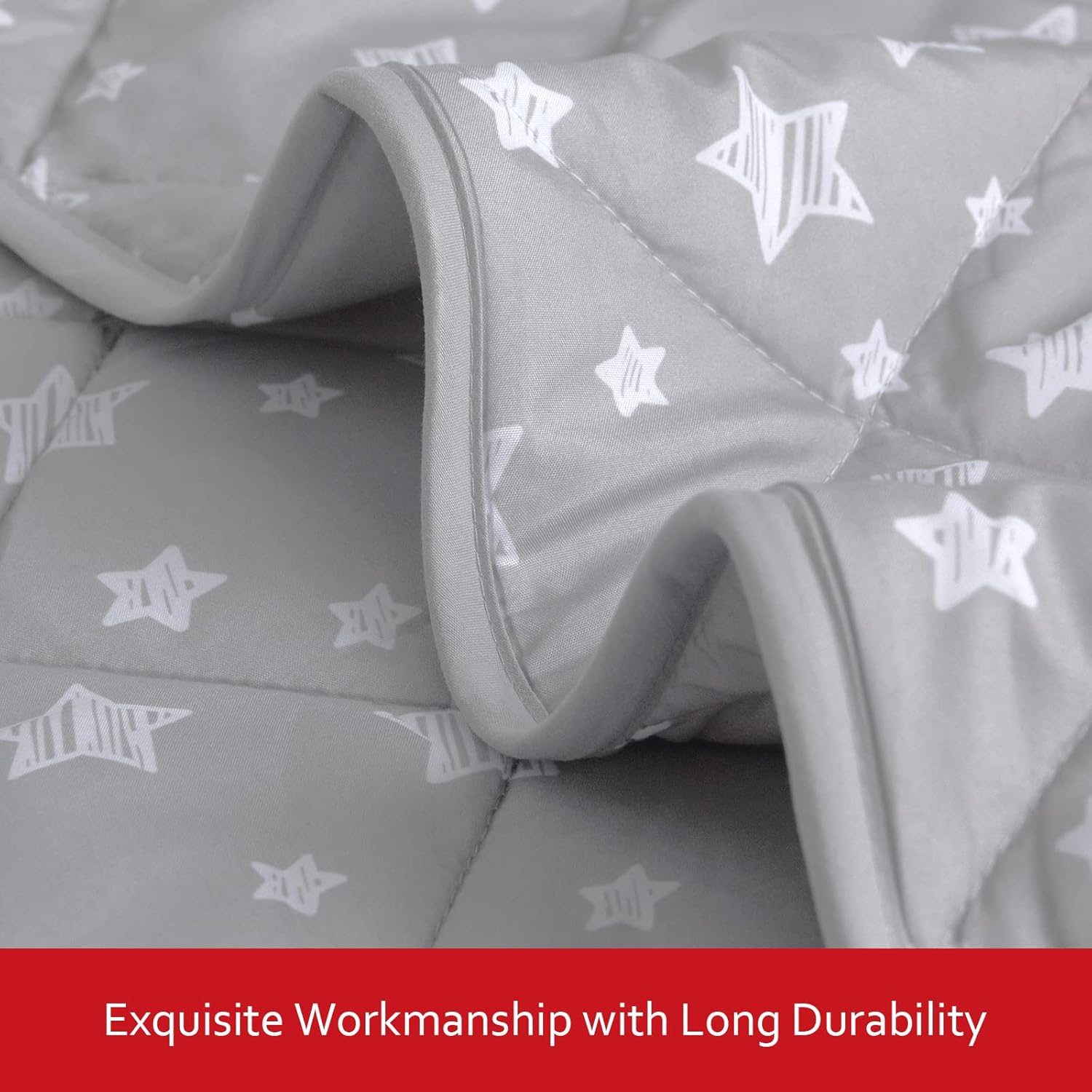 Moonsea Baby Blanket 2 Pack Cozy Star Print Quilted Blankets