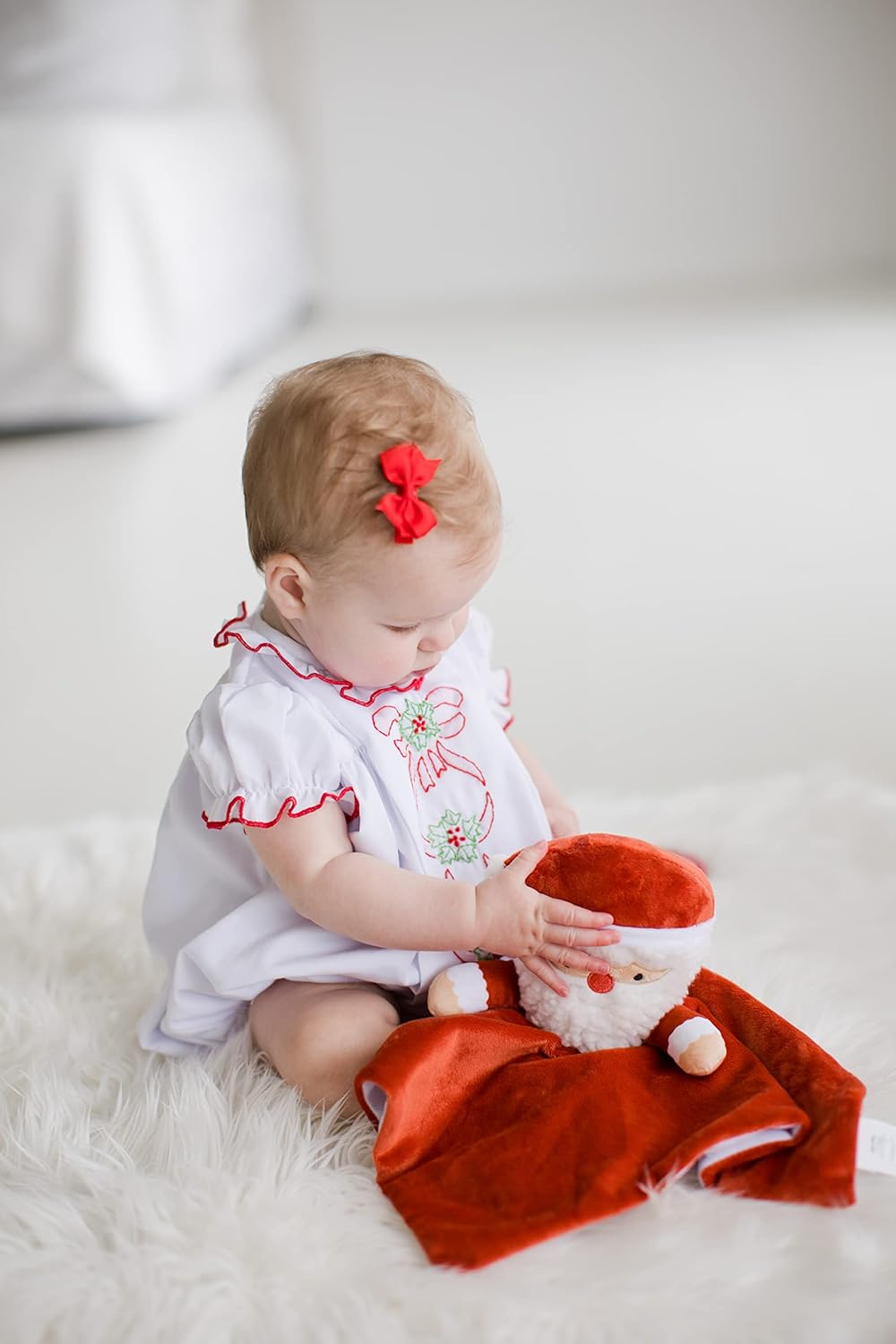 Little Holly Christmas Security Blanket for Babies