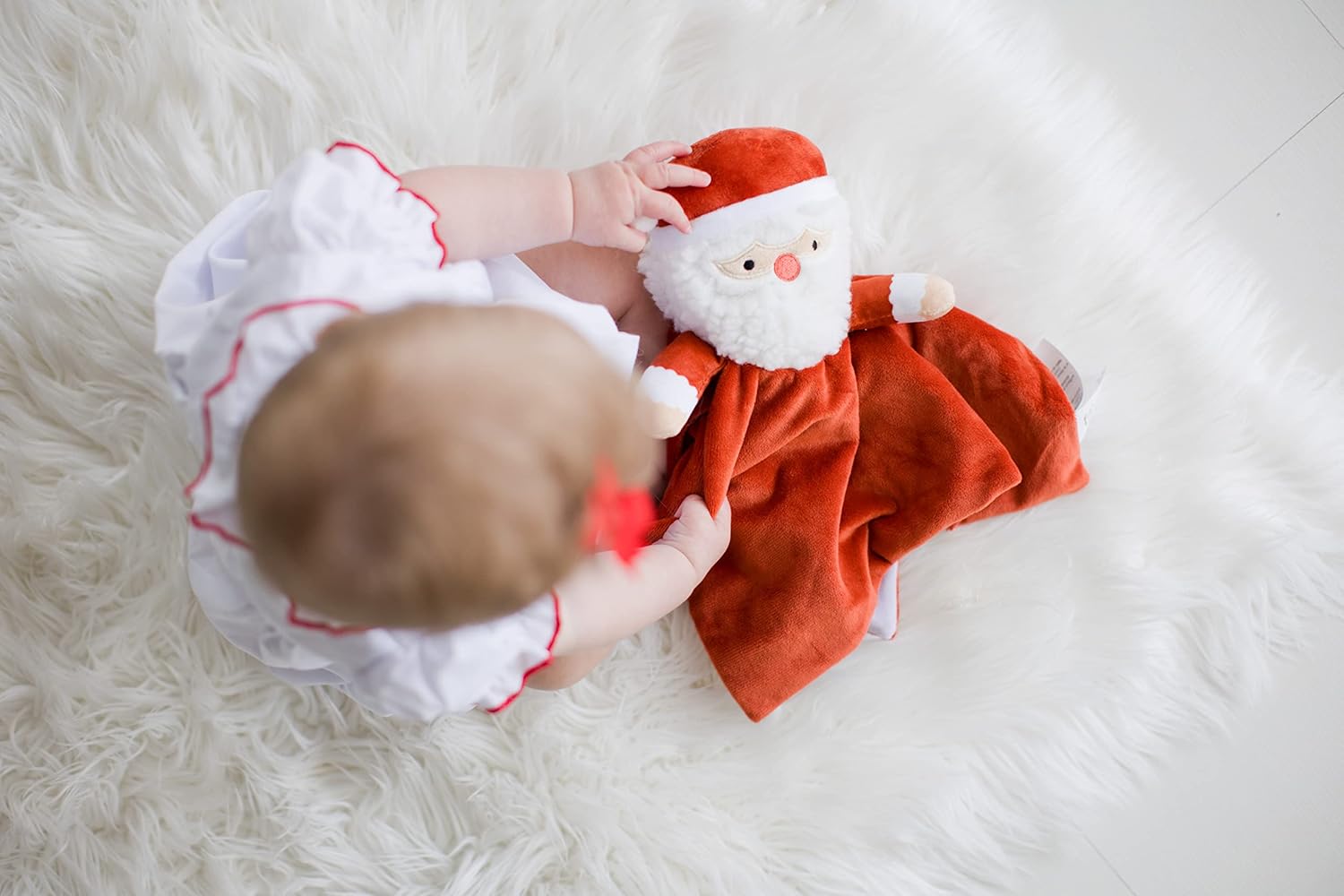Little Holly Christmas Security Blanket for Babies