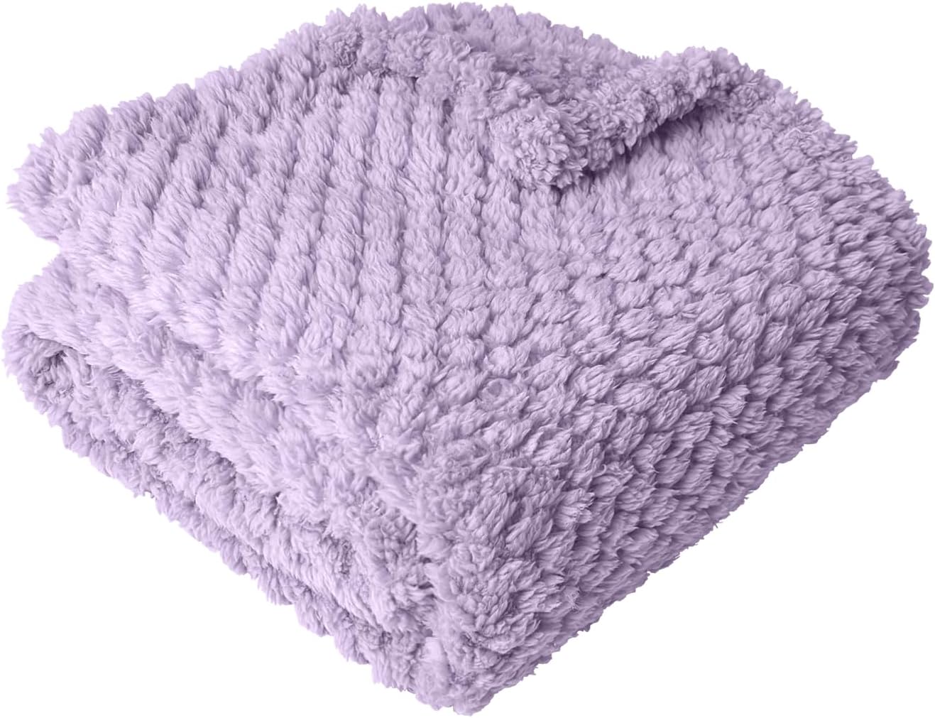 KENPERRY Ultra Soft Fleece Baby Blanket Purple 30 X 40