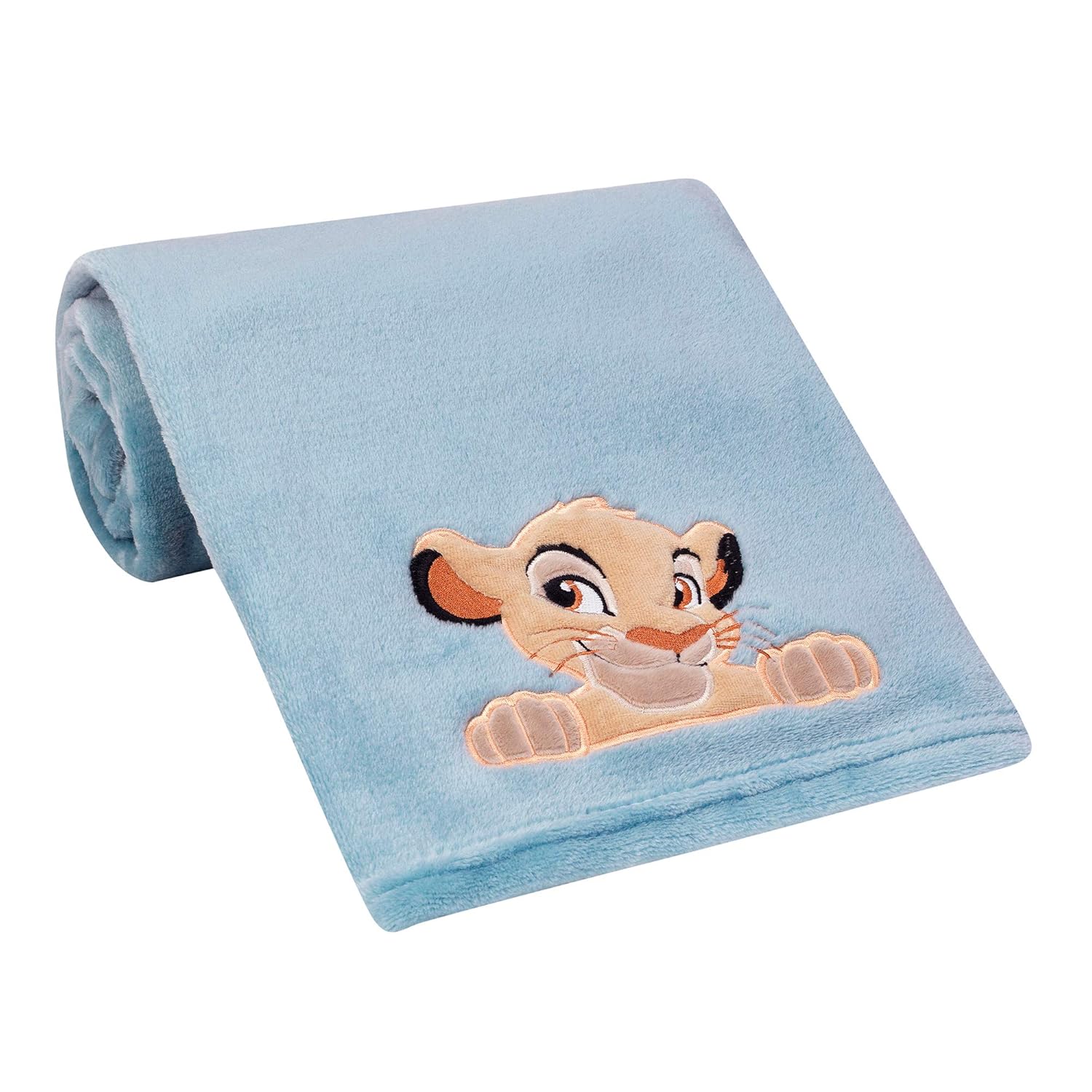 Lambs Ivy Lion King Adventure Baby Blanket Blue 30x40 Inch