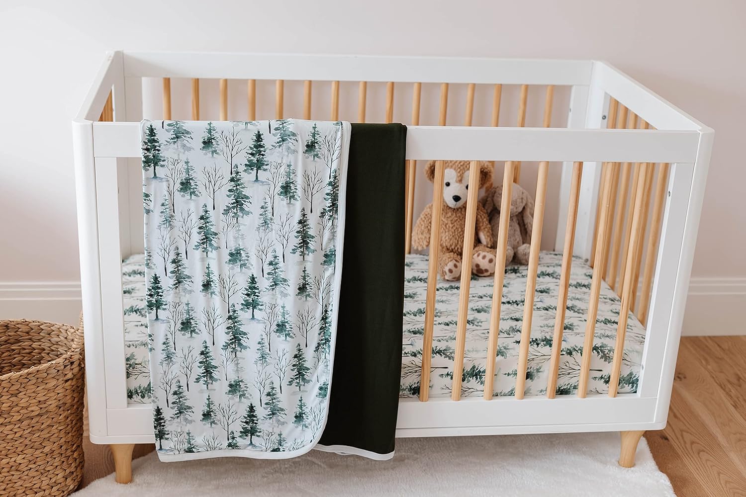 Pobi Baby Soft Neutral Blanket - Premium Cotton Magical Woods Design