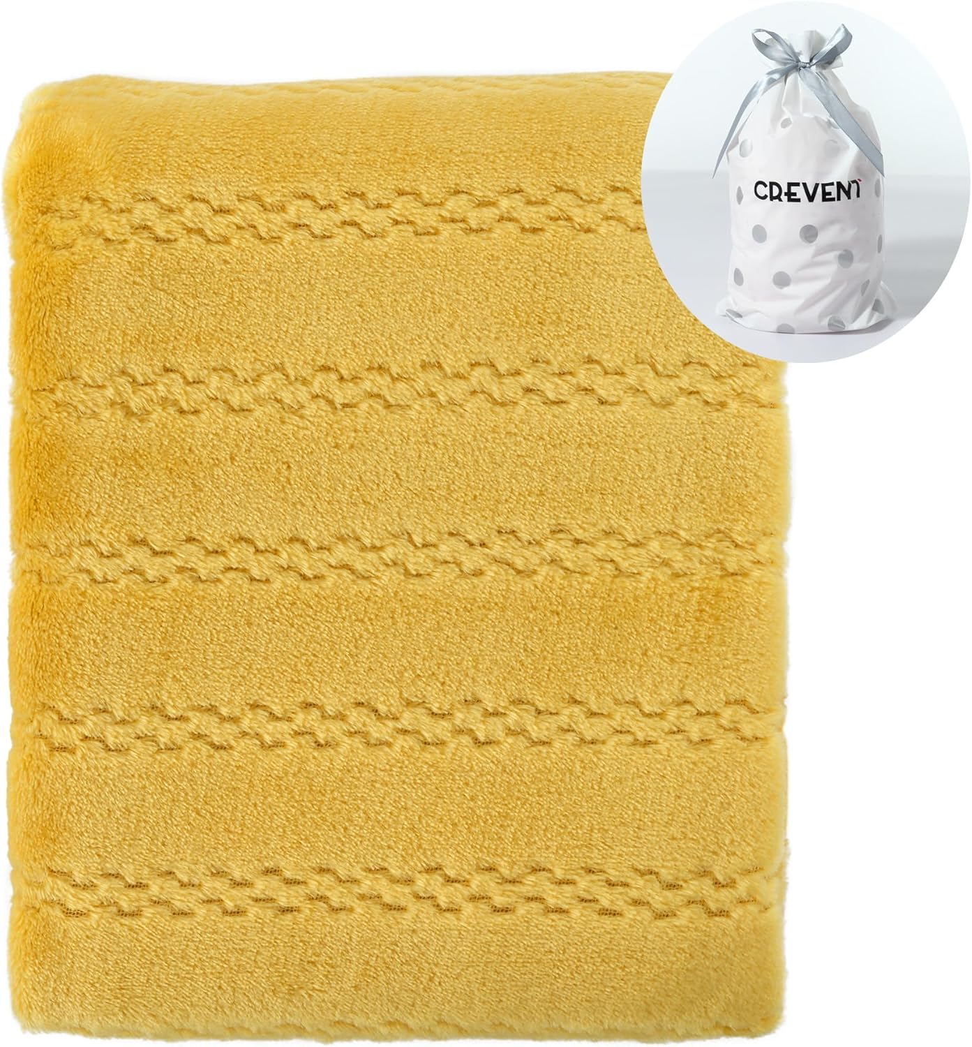 CREVENT 30X40 Soft Cozy Baby Blanket - All Season Use