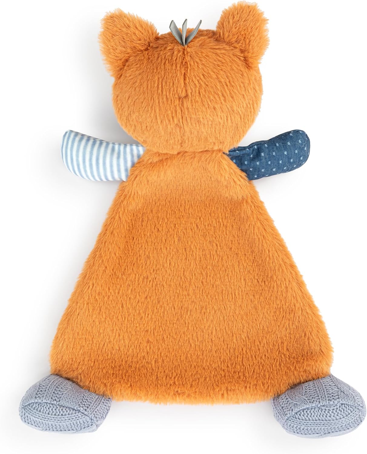 DEMDACO Oddball Plush Fox Blanket Orange and Blue