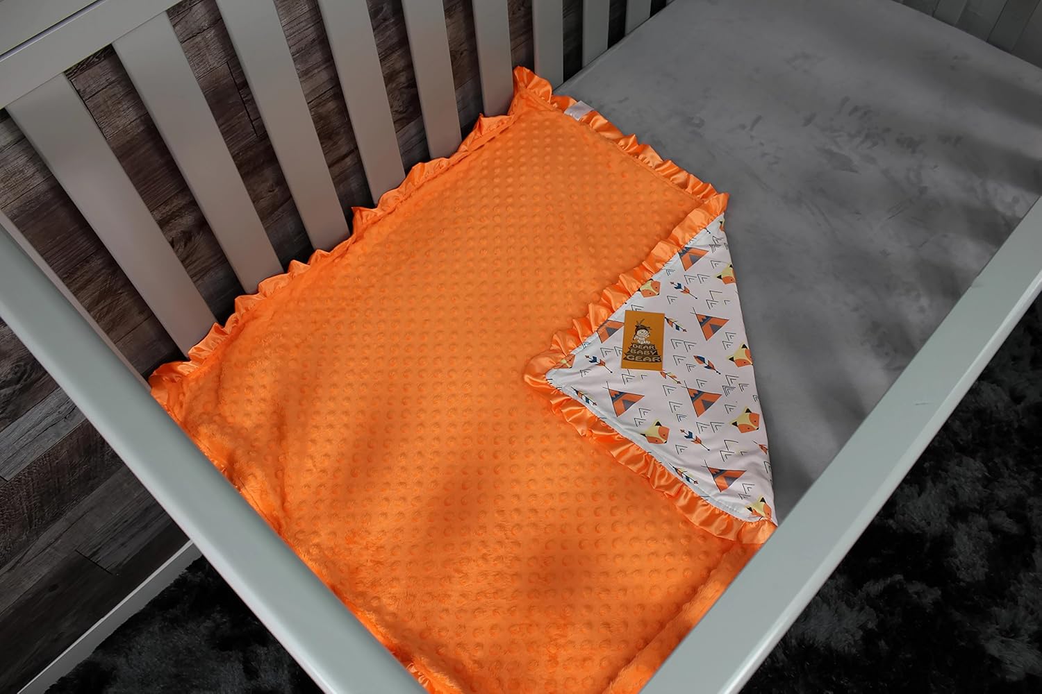 Dear Baby Gear Baby Blanket Adventure Fox Design 32x32 Inches