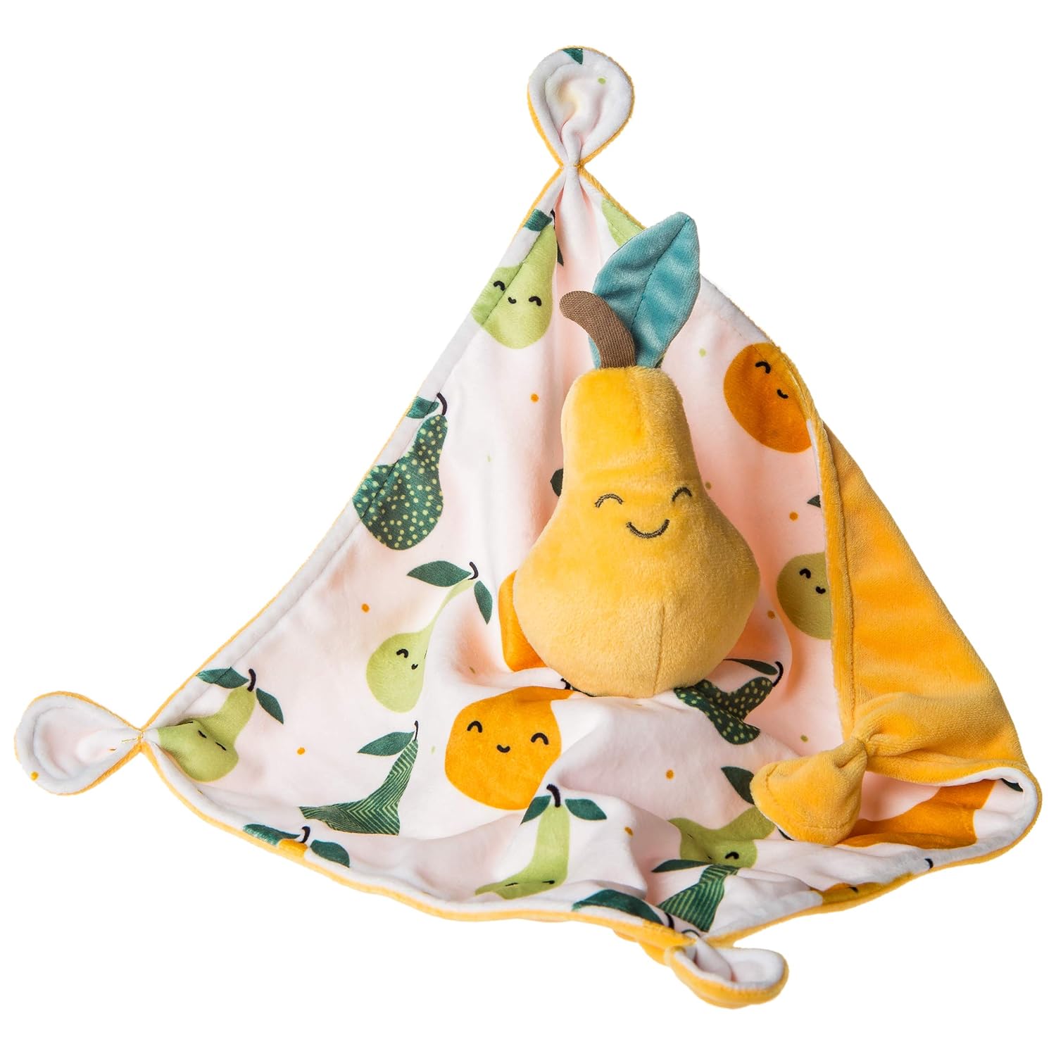Mary Meyer Sweet Soothie Lovey Security Blanket 10 x 10-inch Pear