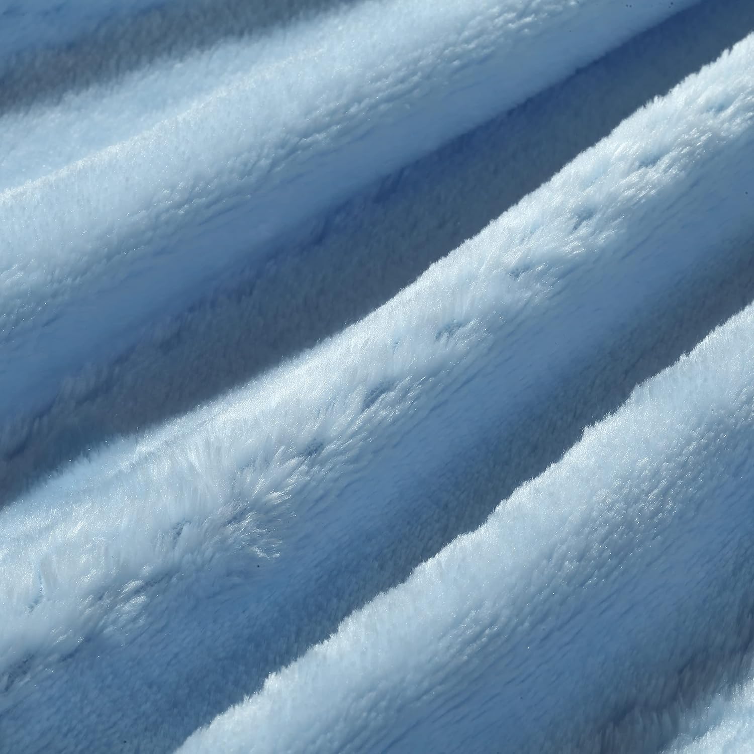 CREVENT 30x40 Soft Cozy Baby Blanket for Boys Girls Ice Blue