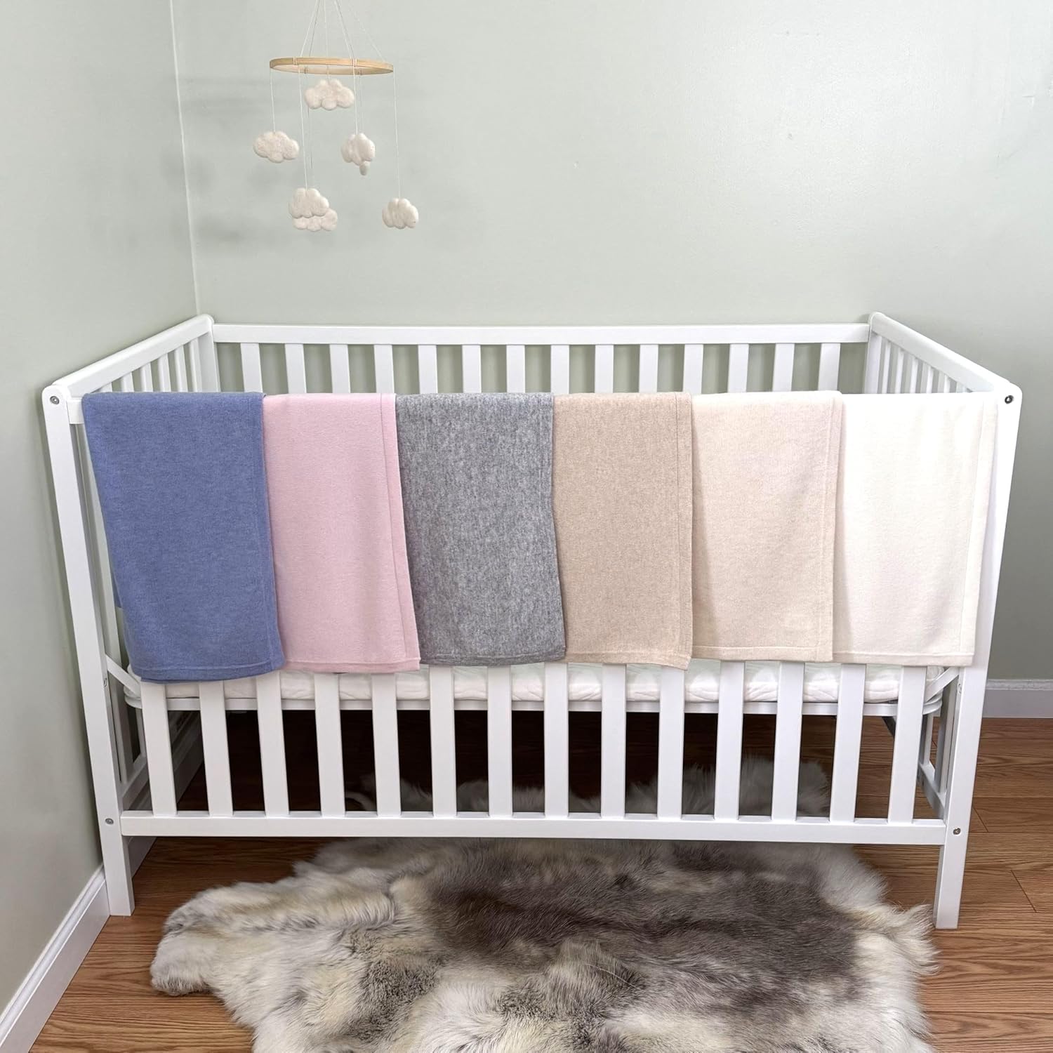 JetBo BABY Cashmere Receiving Blanket with Hood