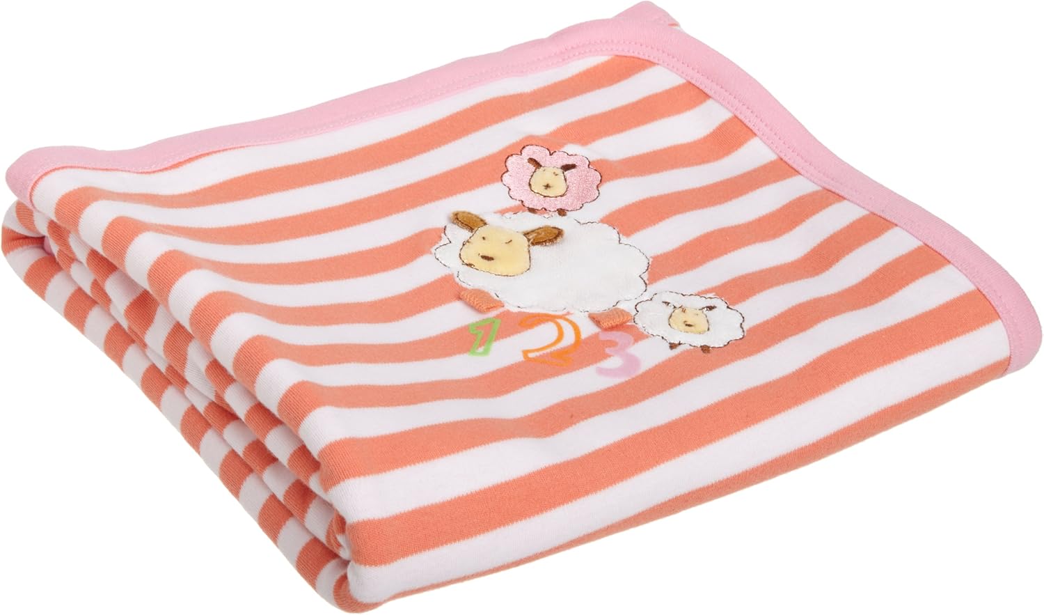 Absorba Baby Girls Newborn Tender Touch Blanket