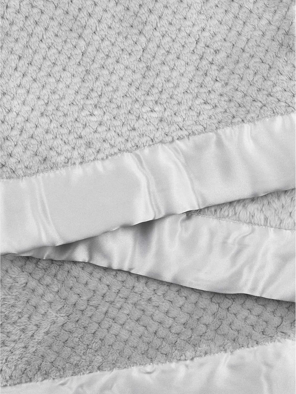 Little Giraffe Honeycomb Baby Blanket 29 x 35 Silver