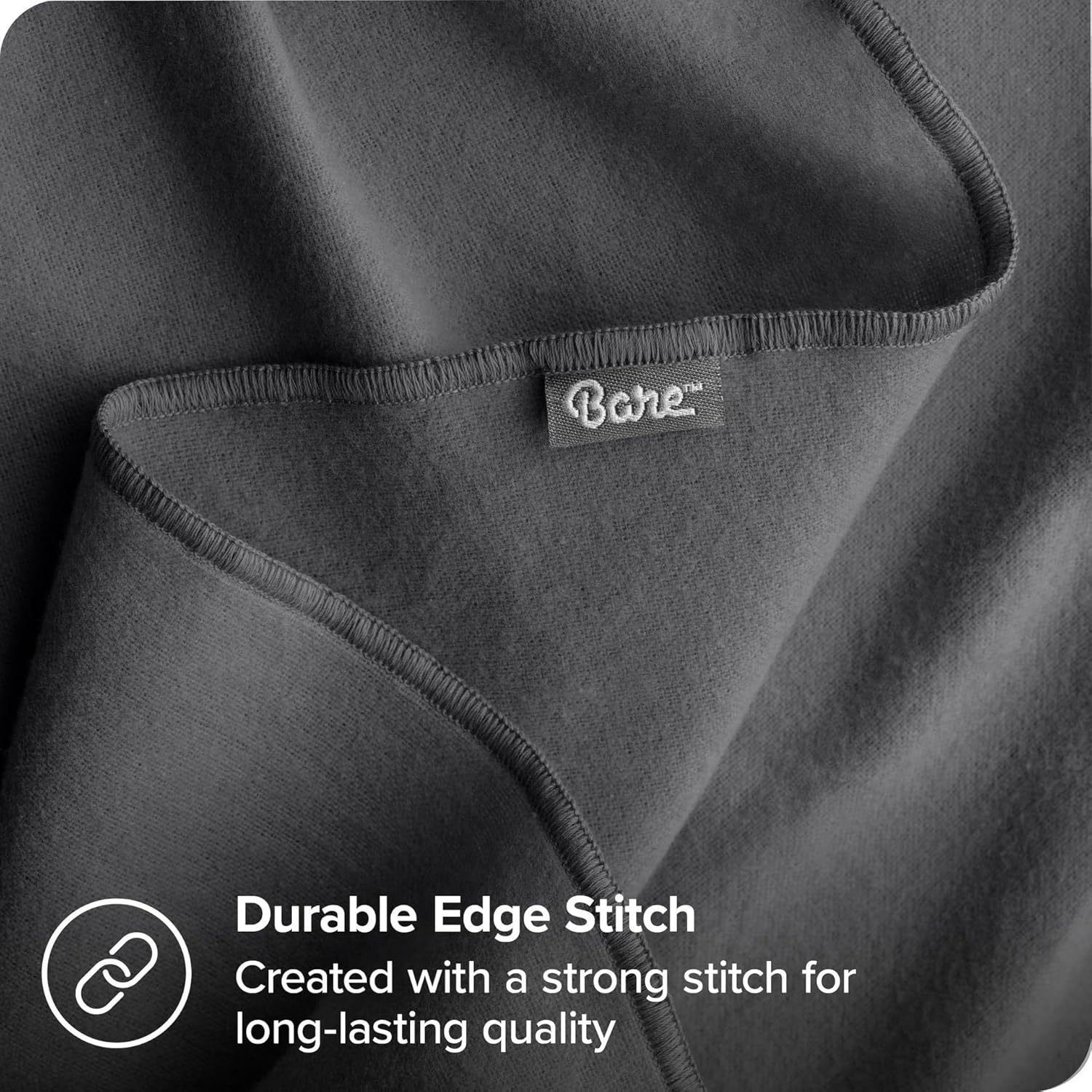 Bare Home 6-Pack Flannel Receiving Blankets 30x30 Premium 100 Cotton Hypoallergenic Warm