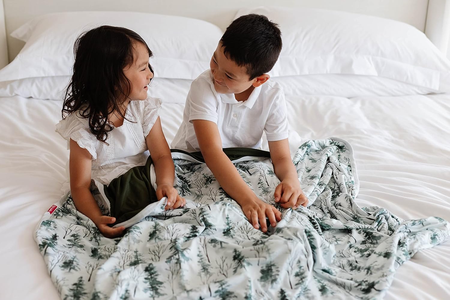 Pobi Baby Soft Neutral Blanket - Premium Cotton Magical Woods Design