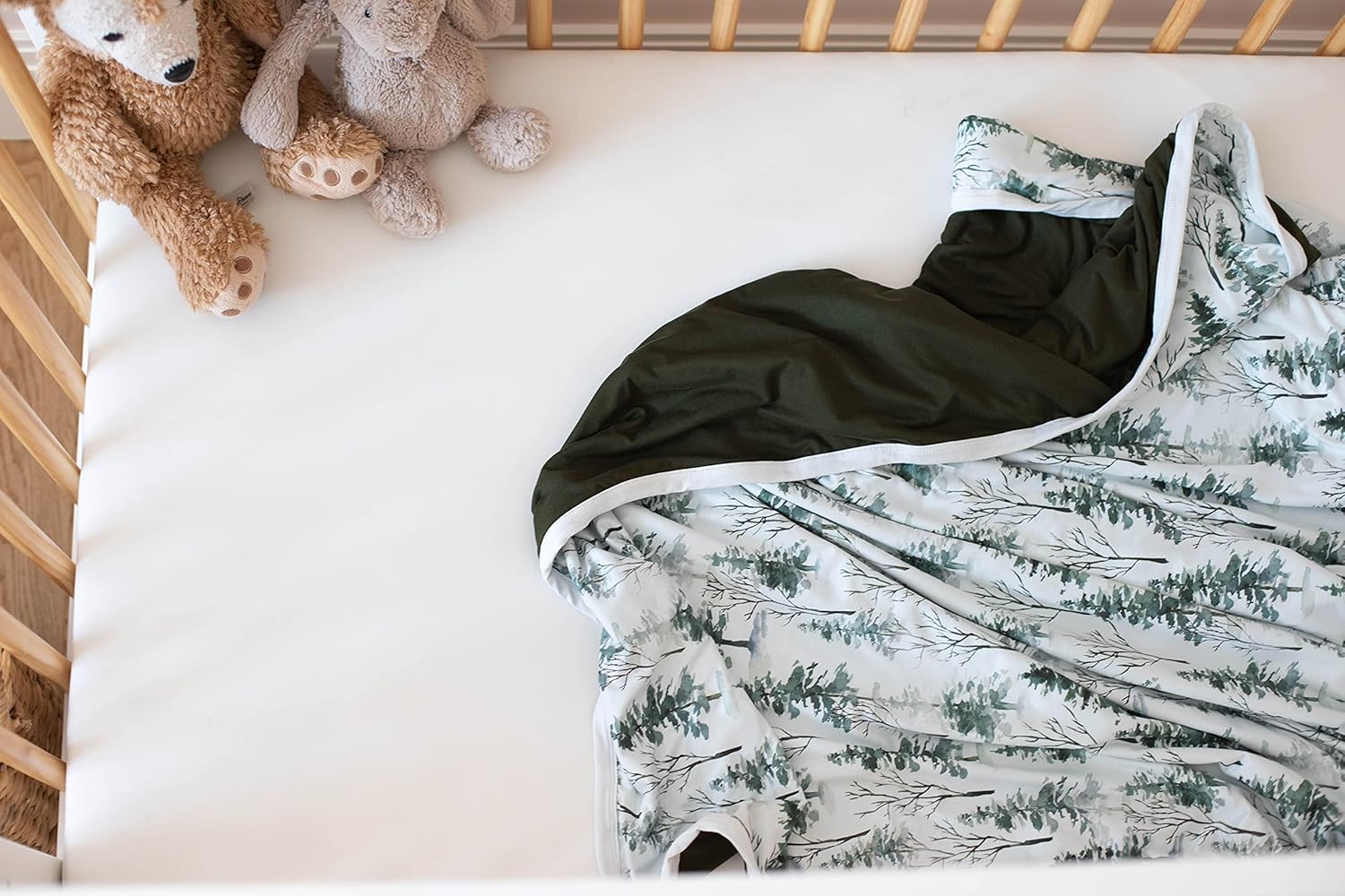 Pobi Baby Soft Neutral Blanket - Premium Cotton Magical Woods Design