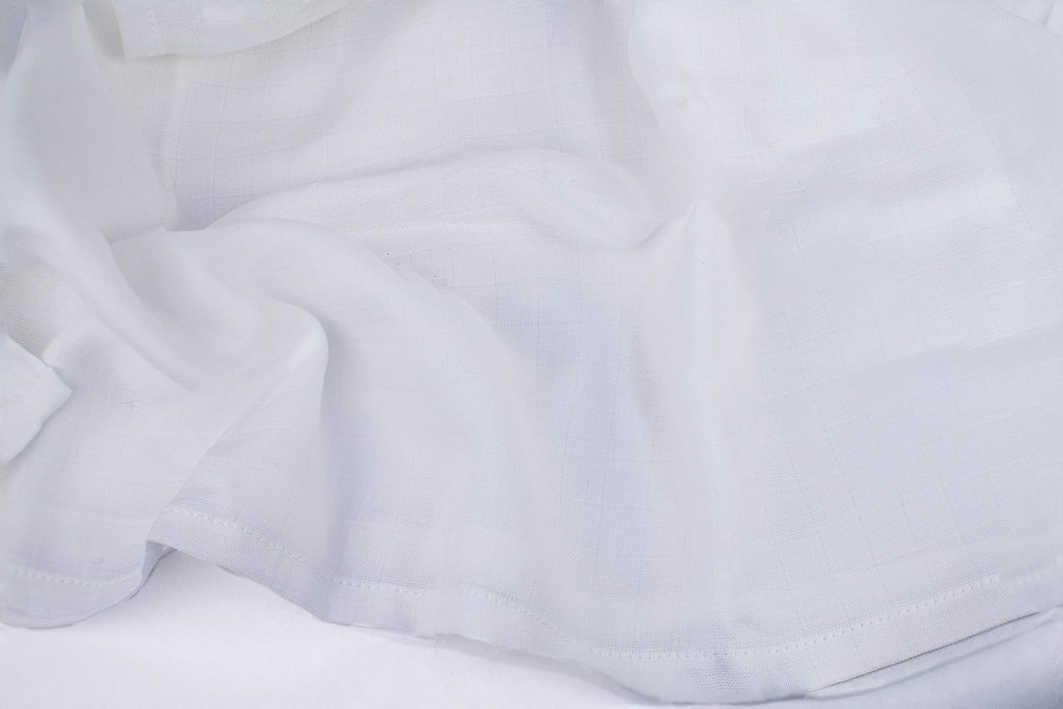 Organic Cotton White Swaddle Blanket - 47x47 100 Certified