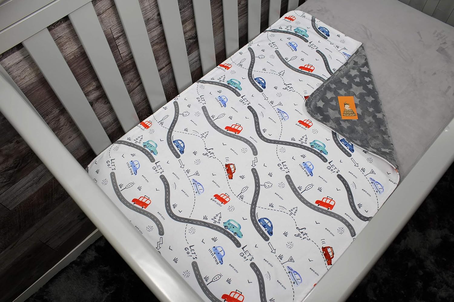 Dear Baby Gear Cars Baby Blanket - 40 x 30
