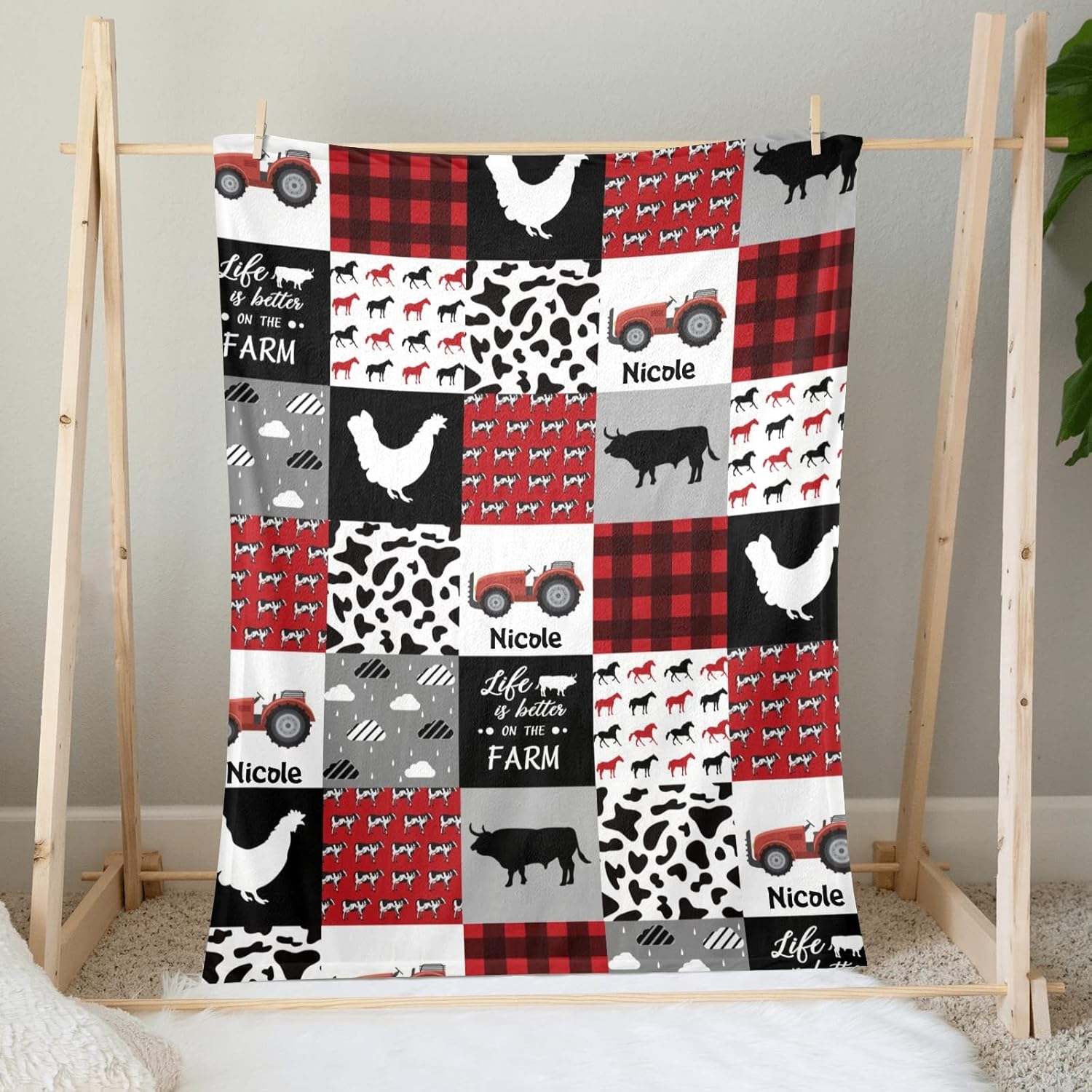 Personalized Baby Blanket with Custom Name
