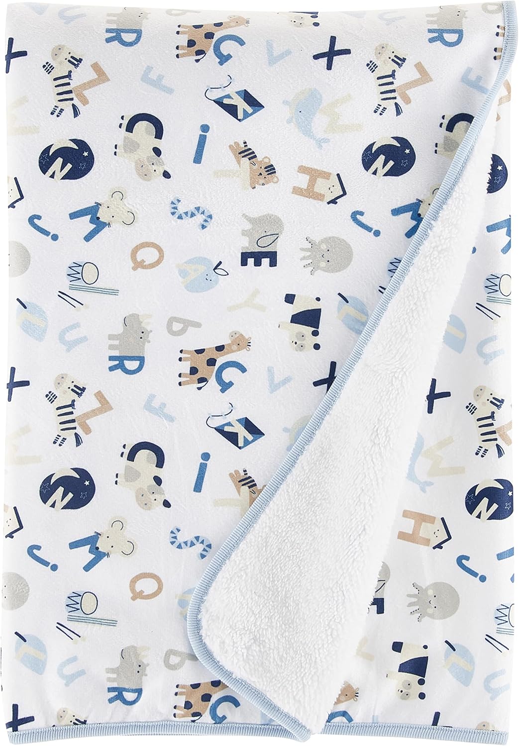 The Childrens Place Baby Cozy Blanket with Animal Print 1