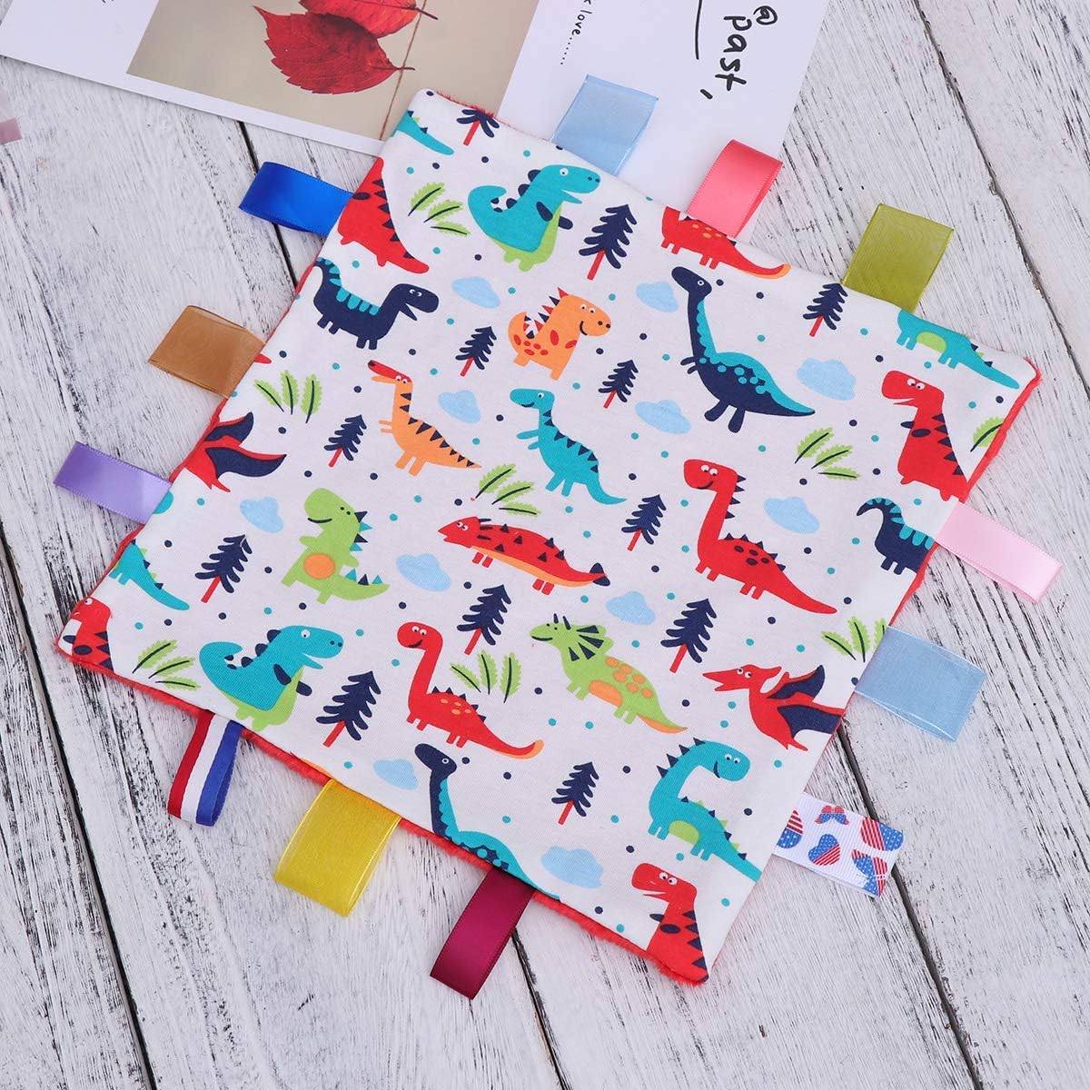 Inchant Baby Security Blanket Dinosaur Pattern