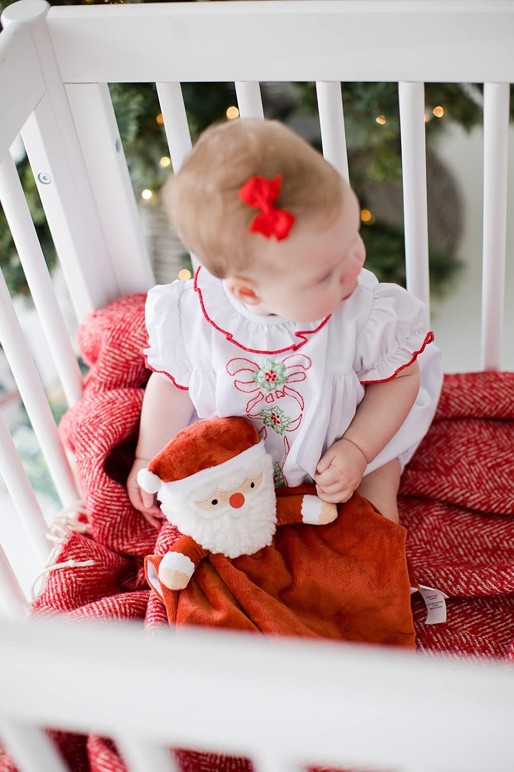 Little Holly Christmas Security Blanket for Babies