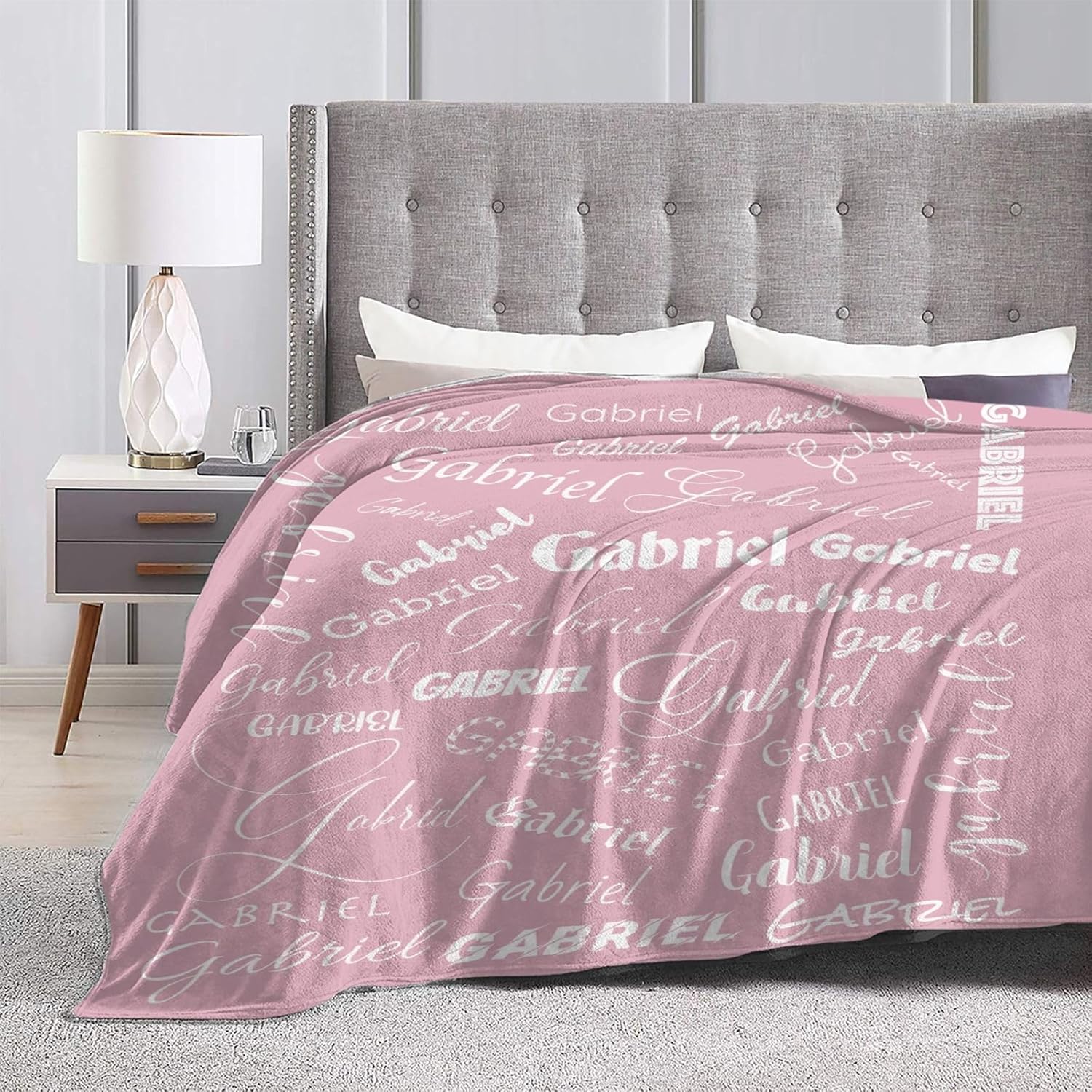 Custom Name Blanket for Baby Kids and Pets